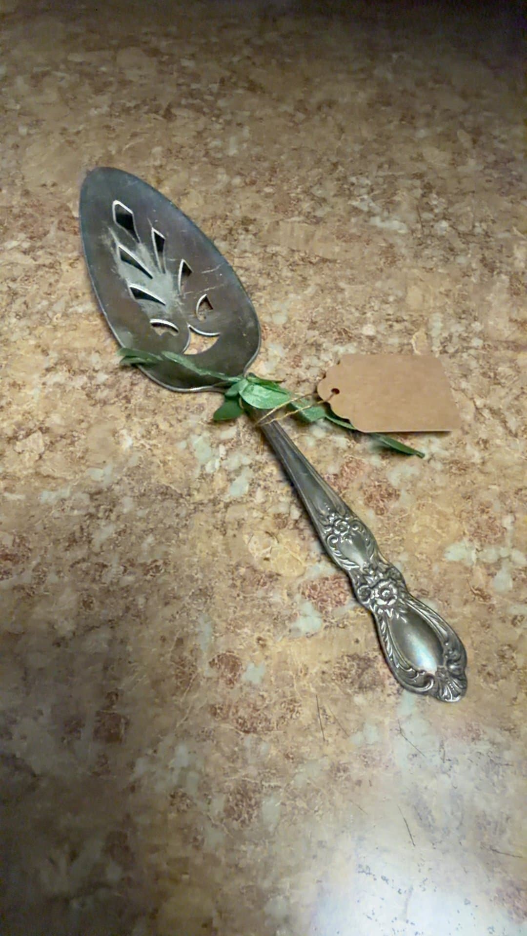 Vintage Silver-Plated Pie Server - Image 1