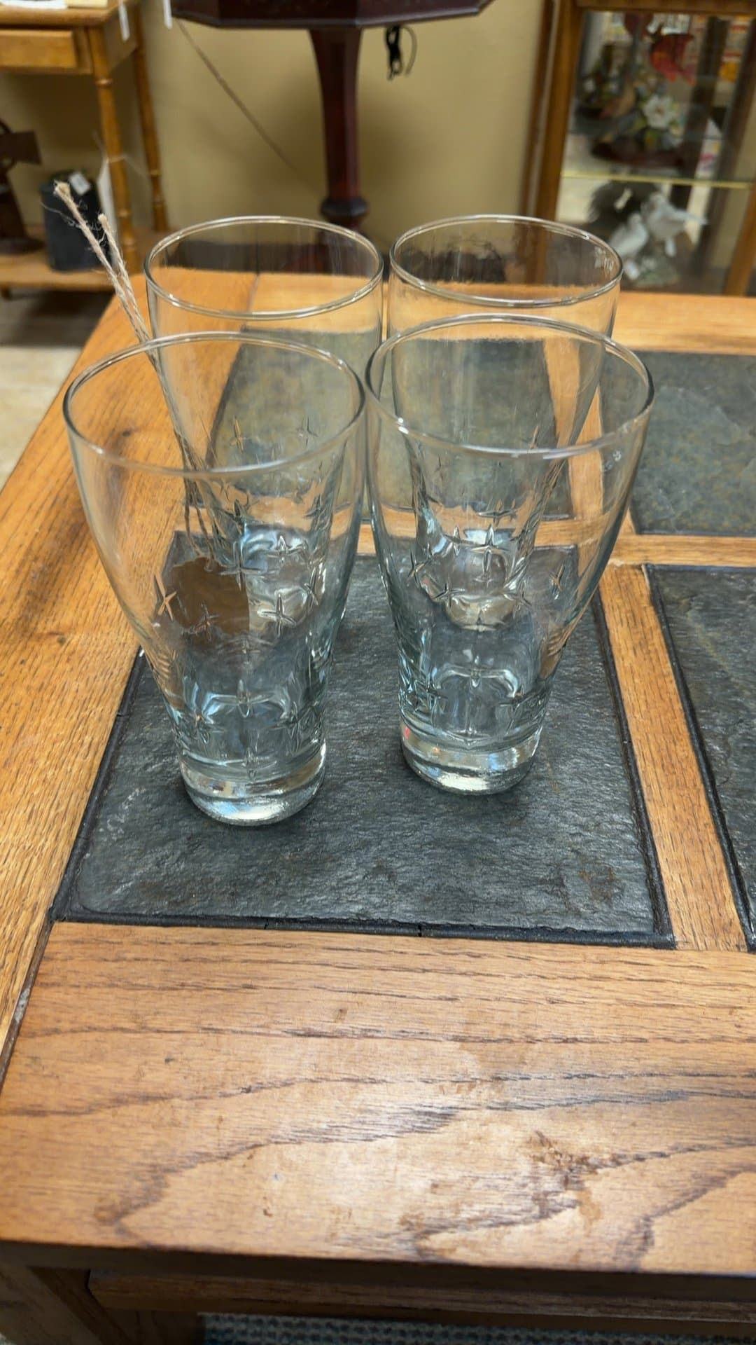 Vintage Anchor Hocking 'Savannah' Glasses Set - Image 1
