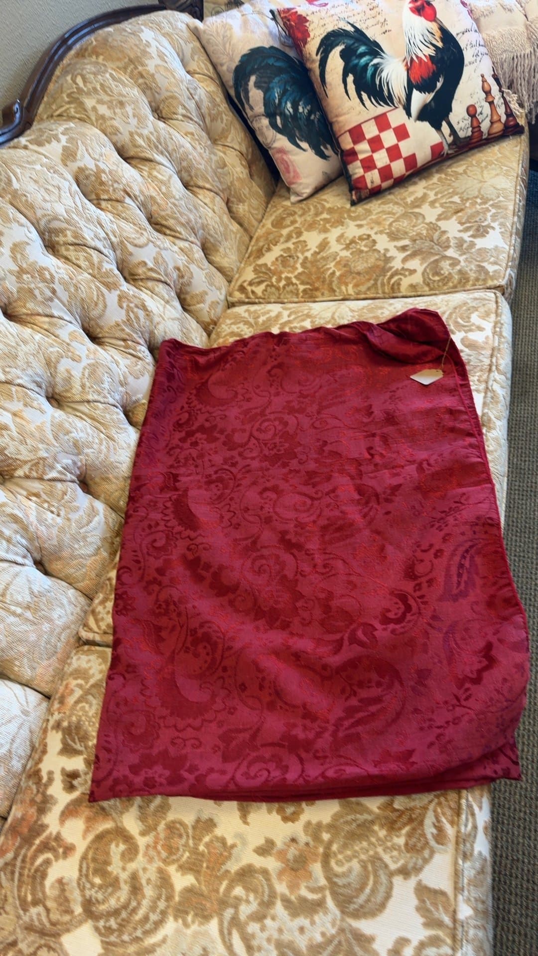Better Homes and Gardens Red Tablecloth 60x842.0 - Image 1
