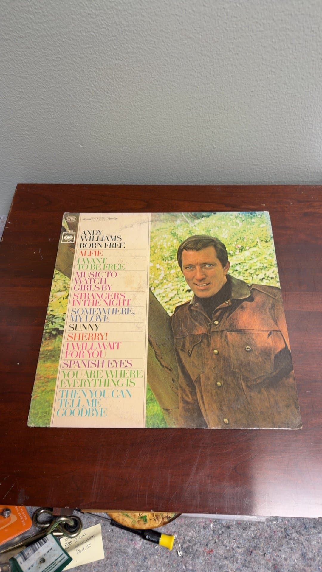 Andy Williams - Born Free Vinyl Record - Image 1