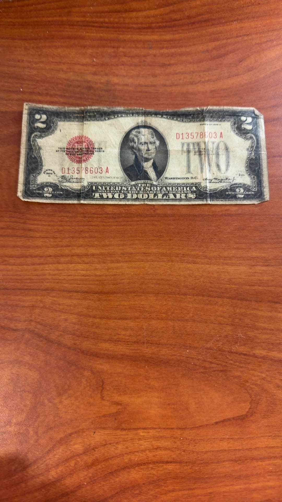 1953 United States Two Dollar Bill - Image 1