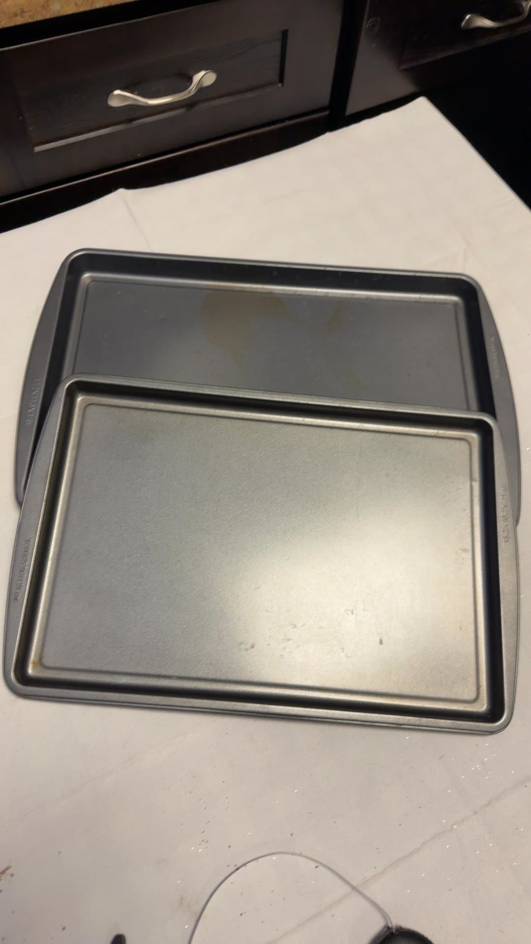 Non-Stick Metal Baking Sheets Set of 2 - Image 1
