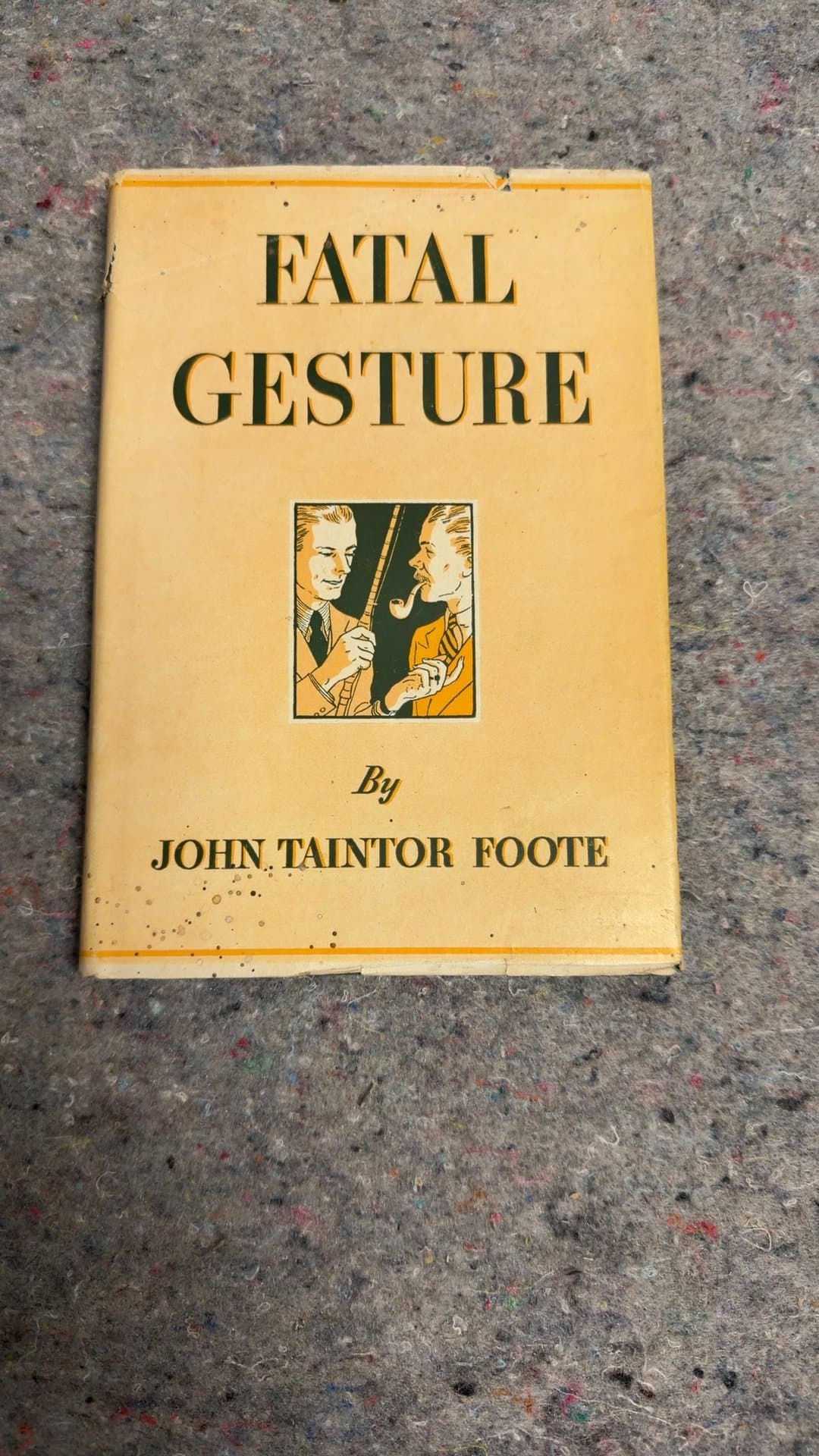 Fatal Gesture by John Taintor Foote (1933) - Image 1
