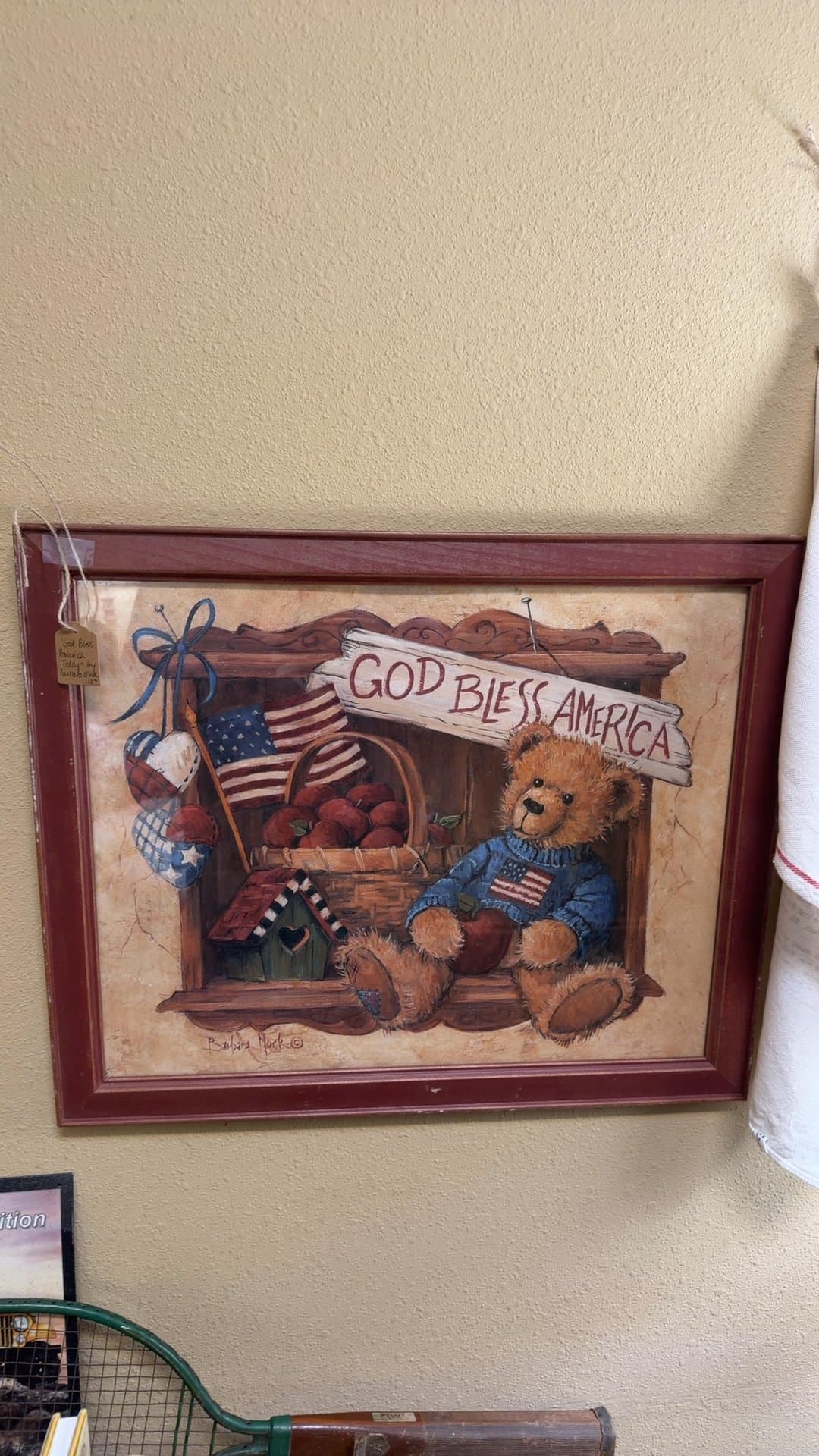 God Bless America Teddy by Barbara Mock - Image 1