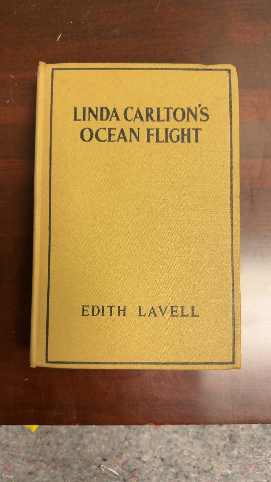 Linda Carlton's Ocean Flight by Edith Lavell - Image 1