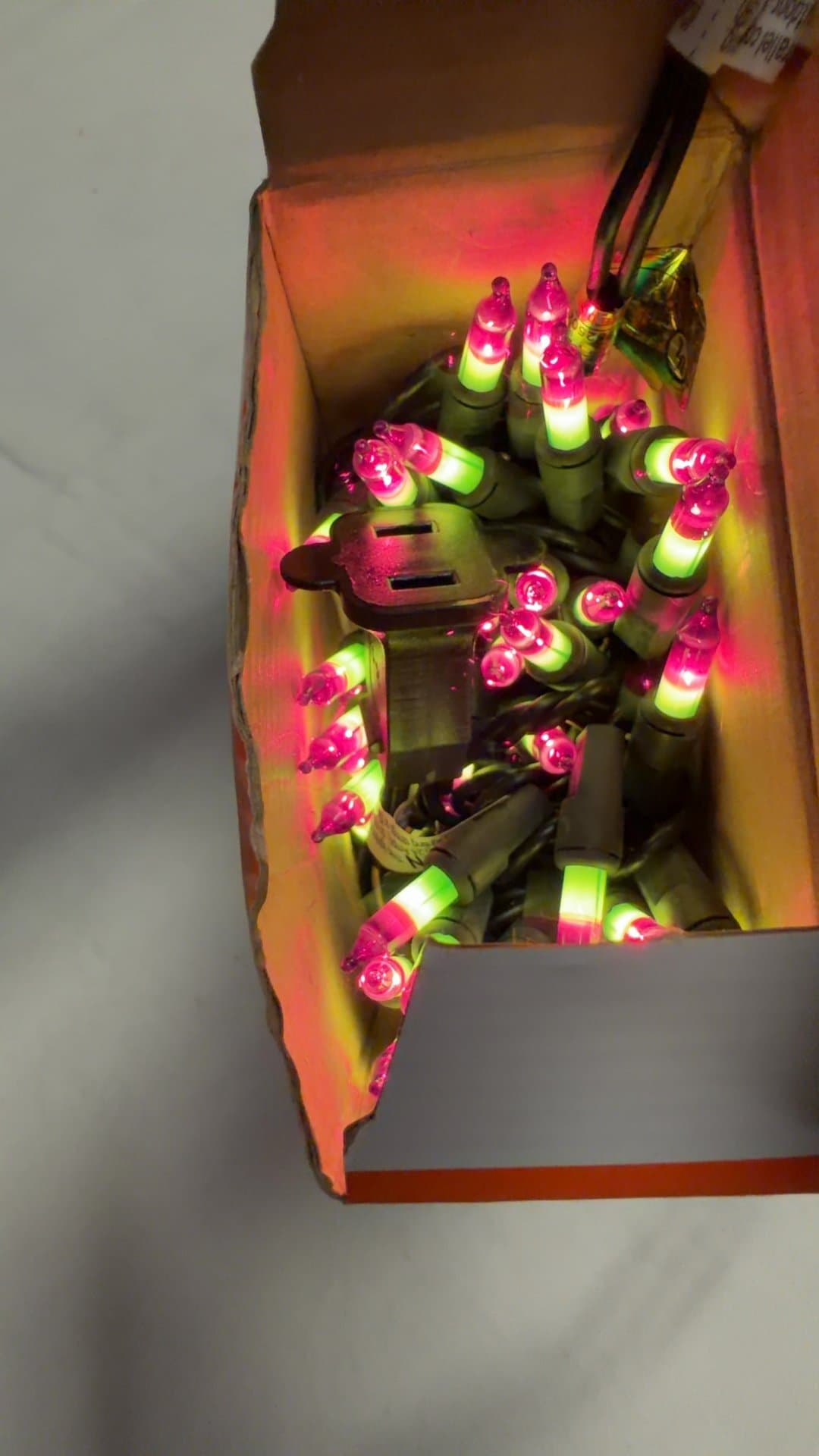 Halloween 70 Dual Color Lights Purple/Neon Green - Image 1