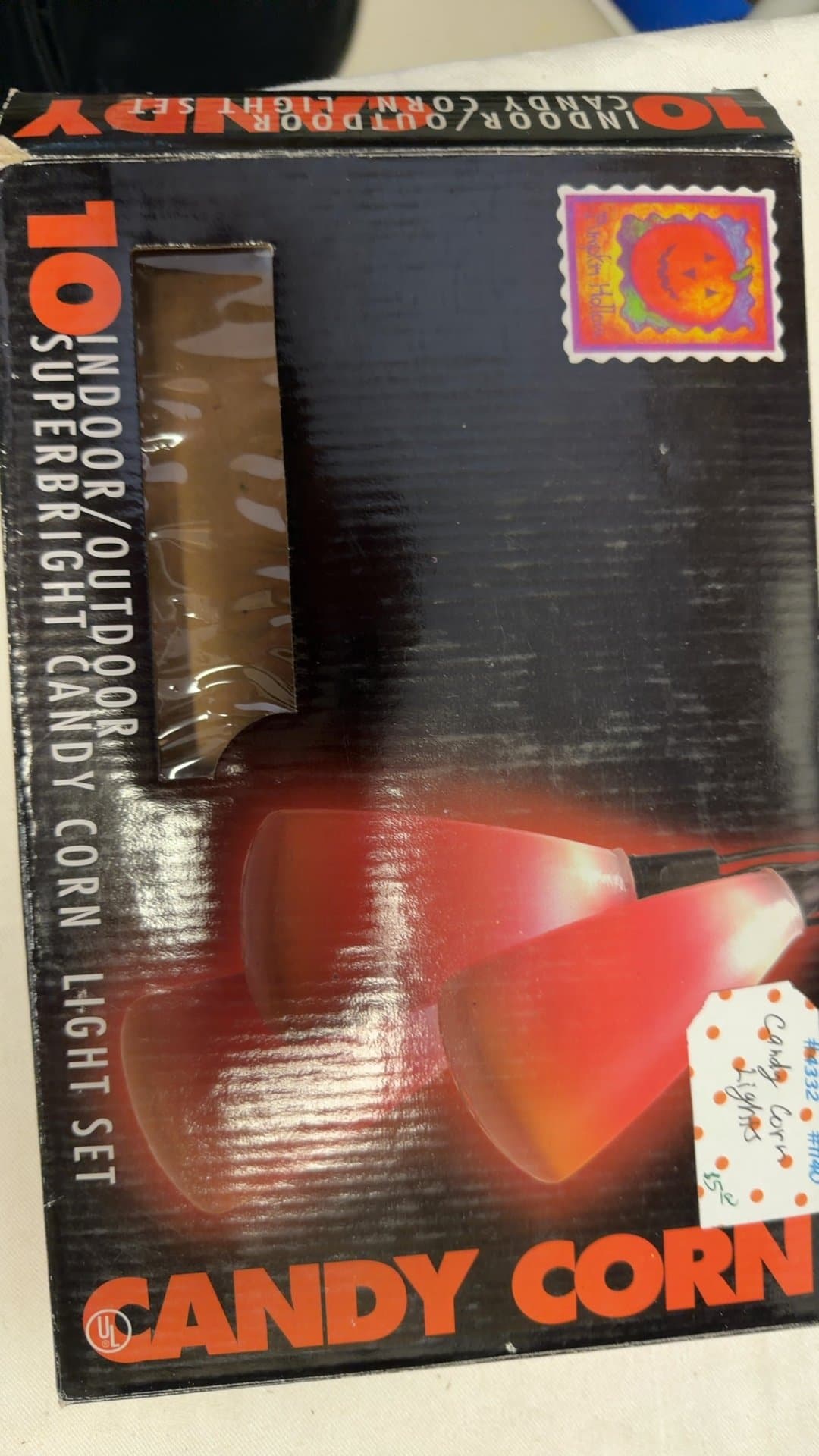 Seasonal Specialties 10 Candy Corn Halloween String Light Set - Image 1