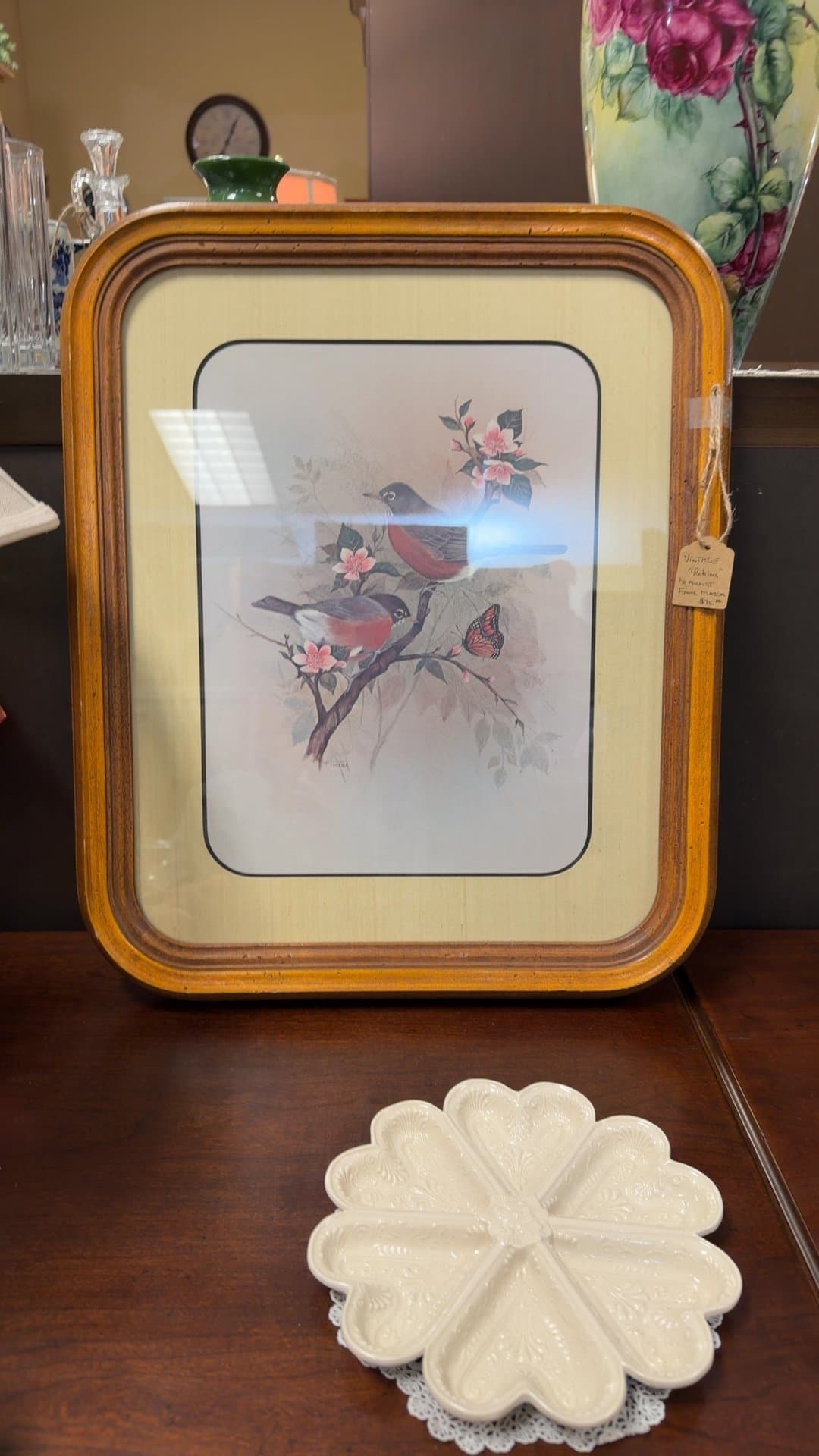 Vintage 'Robins' Print by Frank Massa - Image 1