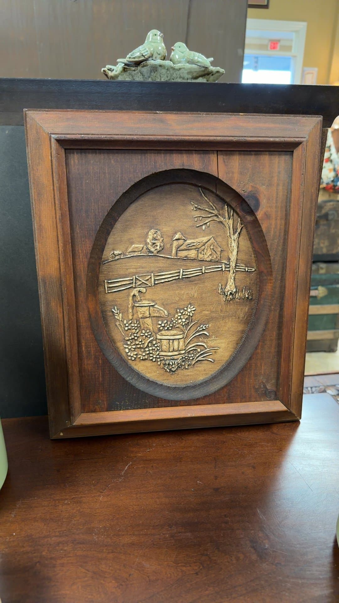 Vintage Burwood Products Wall Plaque - Image 1
