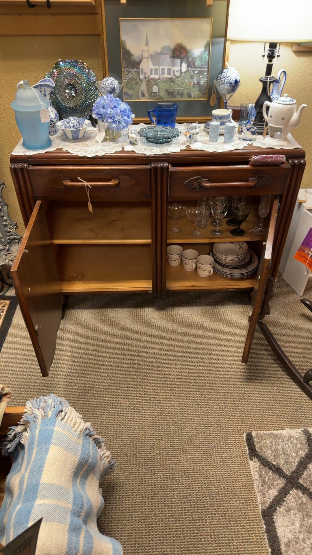 Vintage Art Deco Sideboard - Image 1