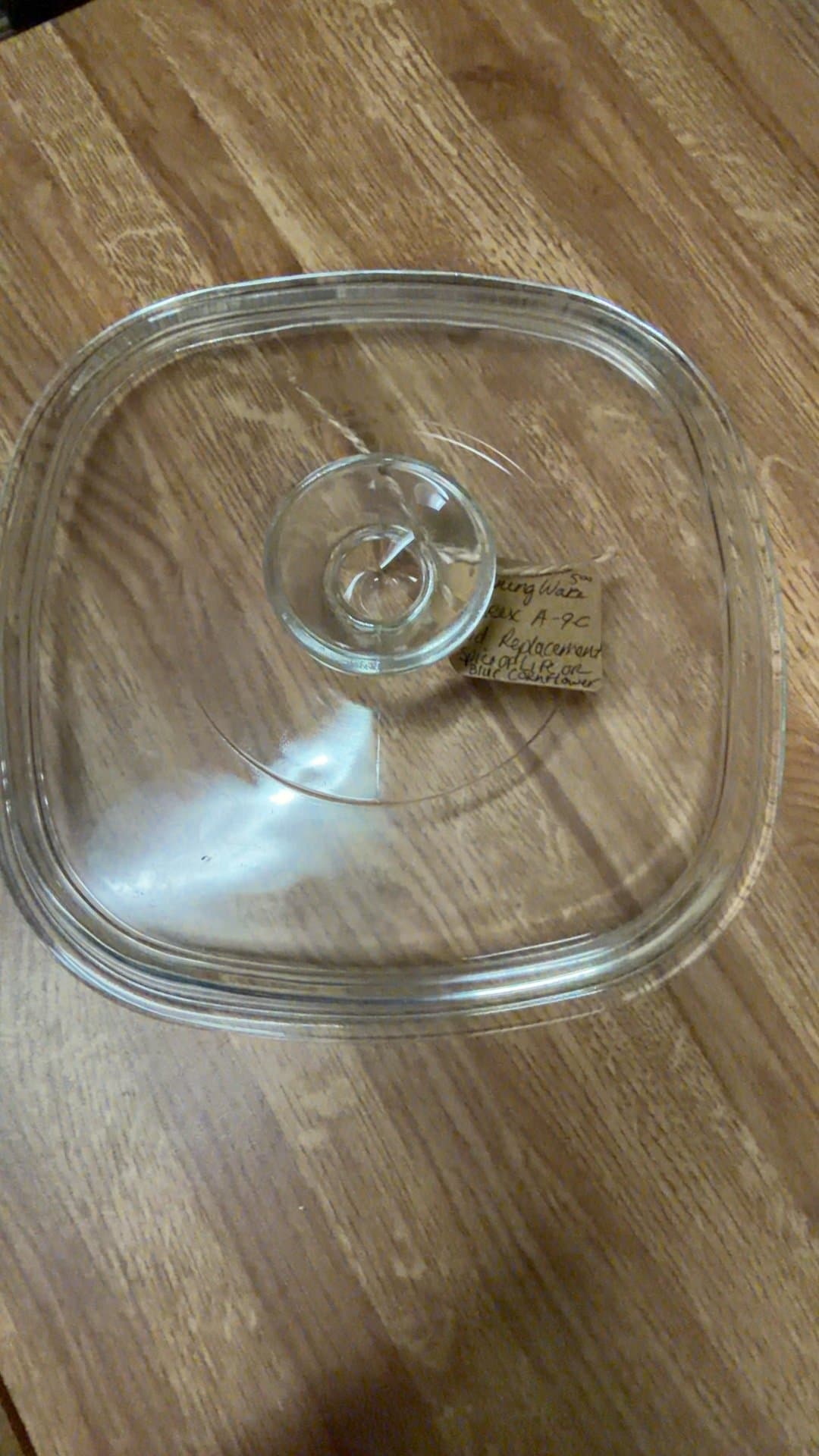 Vintage Pyrex Glass Lid - Image 1