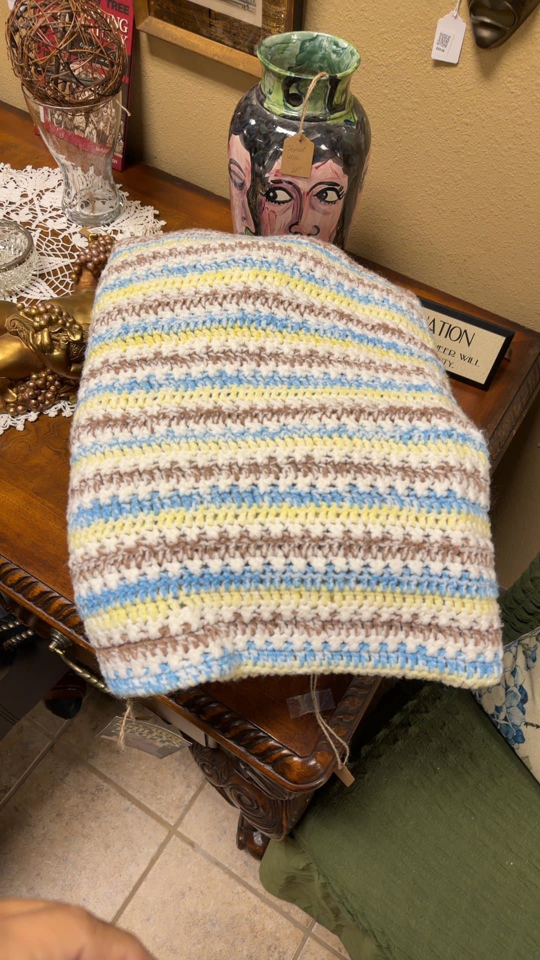 Handmade Crochet Blanket - Image 1
