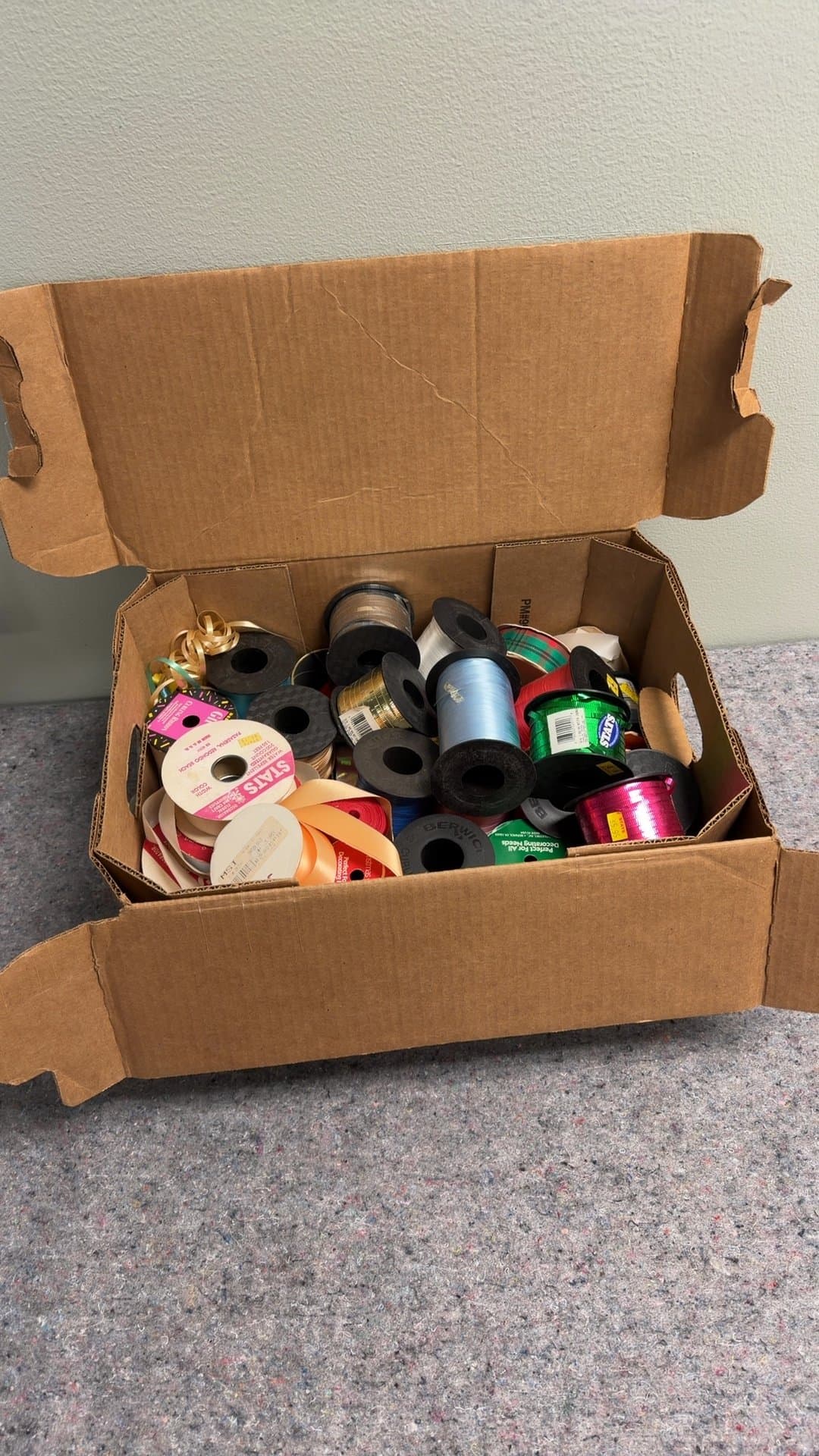 Assorted Craft Ribbons Box - Image 1