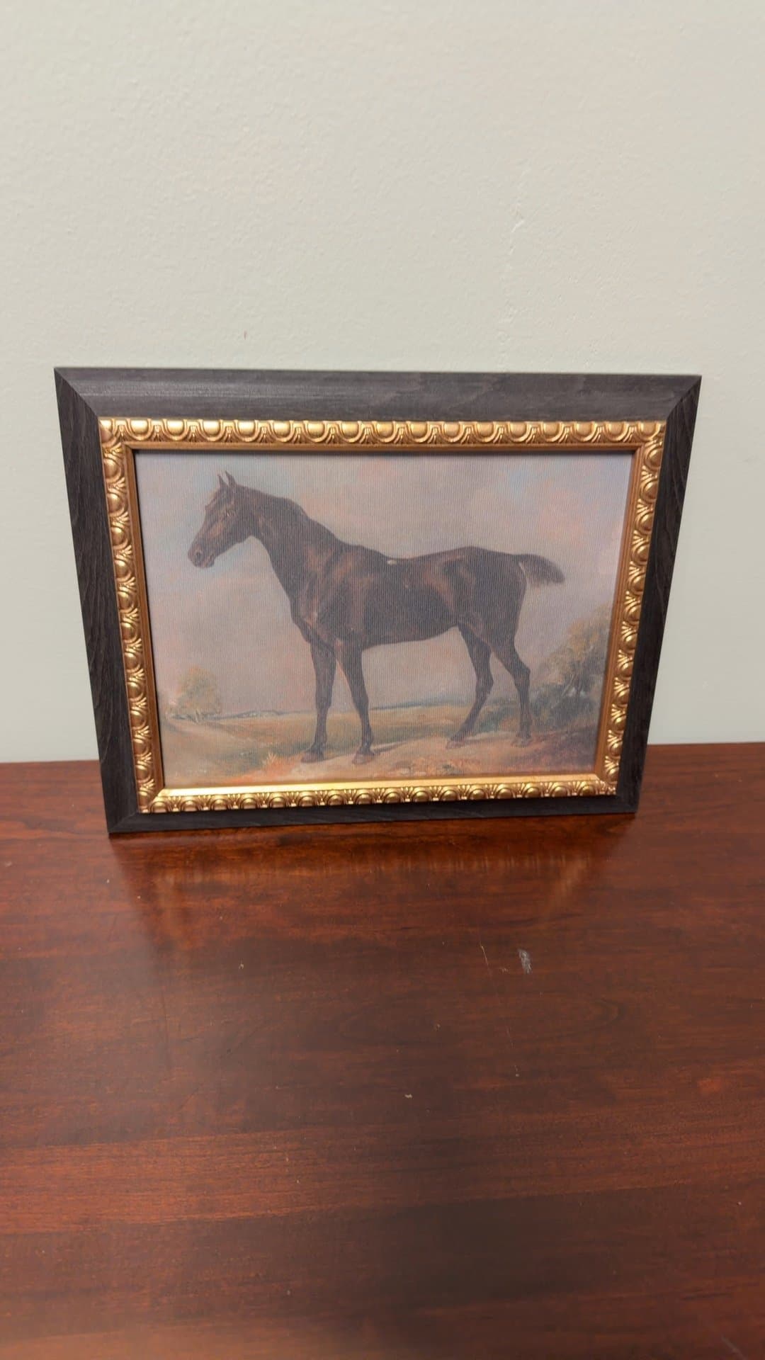 Framed Horse Artwork - Image 1