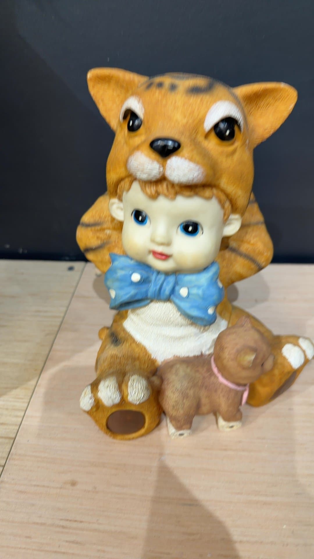 Vintage Tiger Costume Child Piggy Bank - Image 1