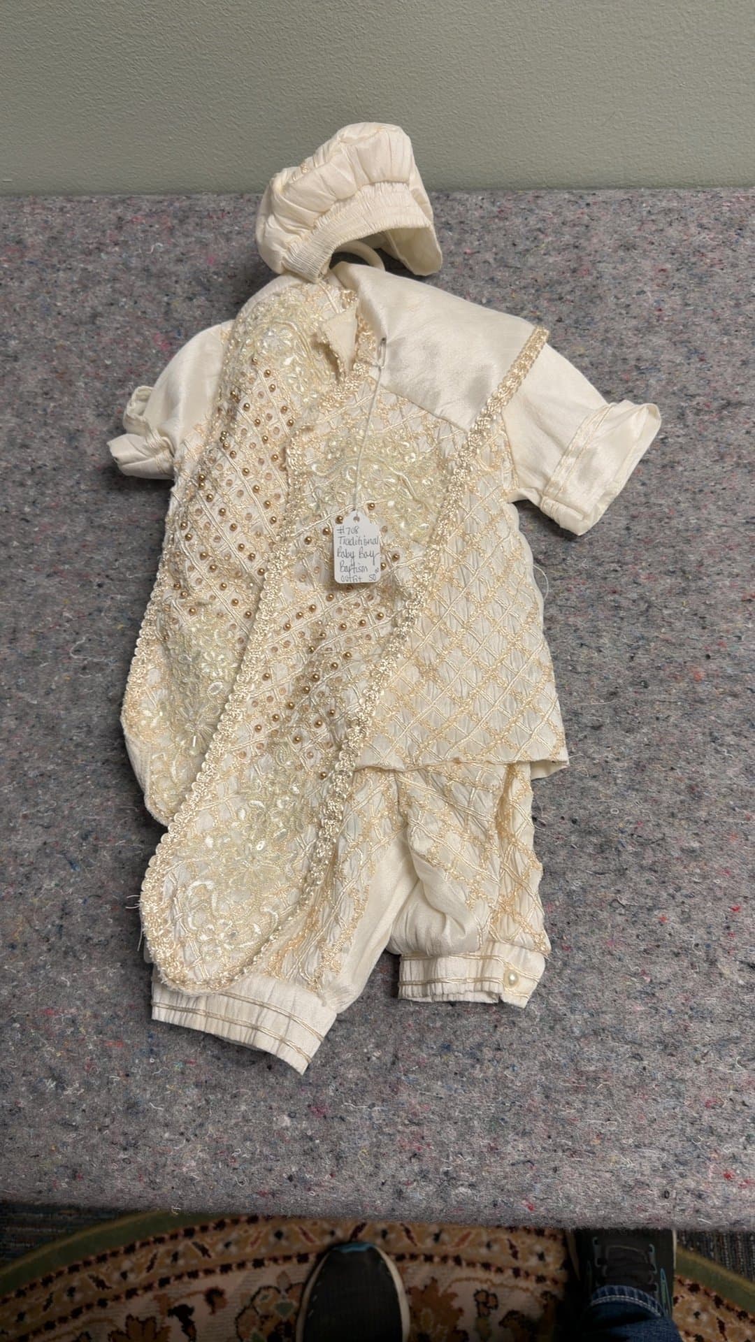 Traditional Baby Boy Baptism Outfit - Image 1