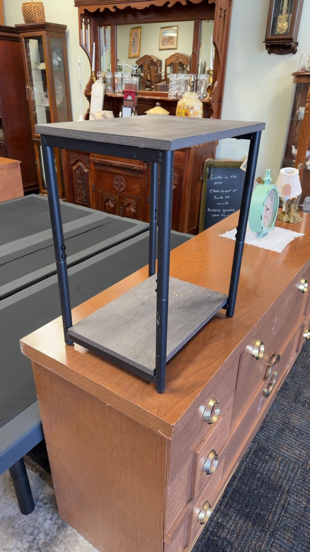 Modern Industrial Side Table - Image 1
