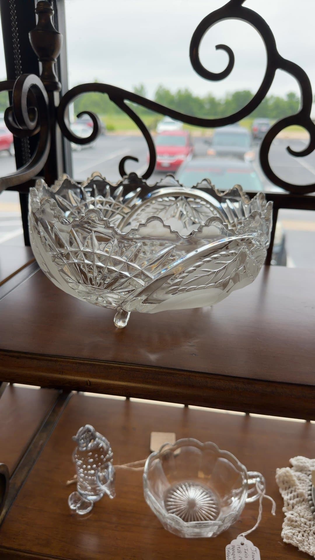 Vintage German Lead Crystal Bowl - Image 1