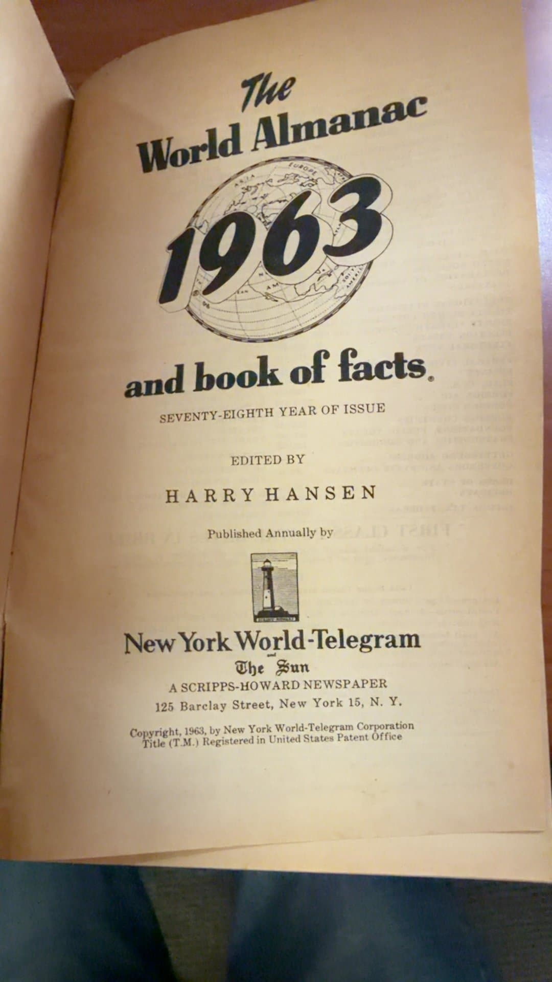 The World Almanac 1963 - Image 1
