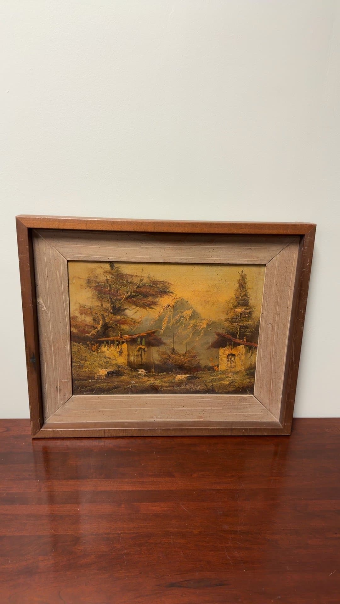 Framed Landscape Painting by Rocco - Image 1
