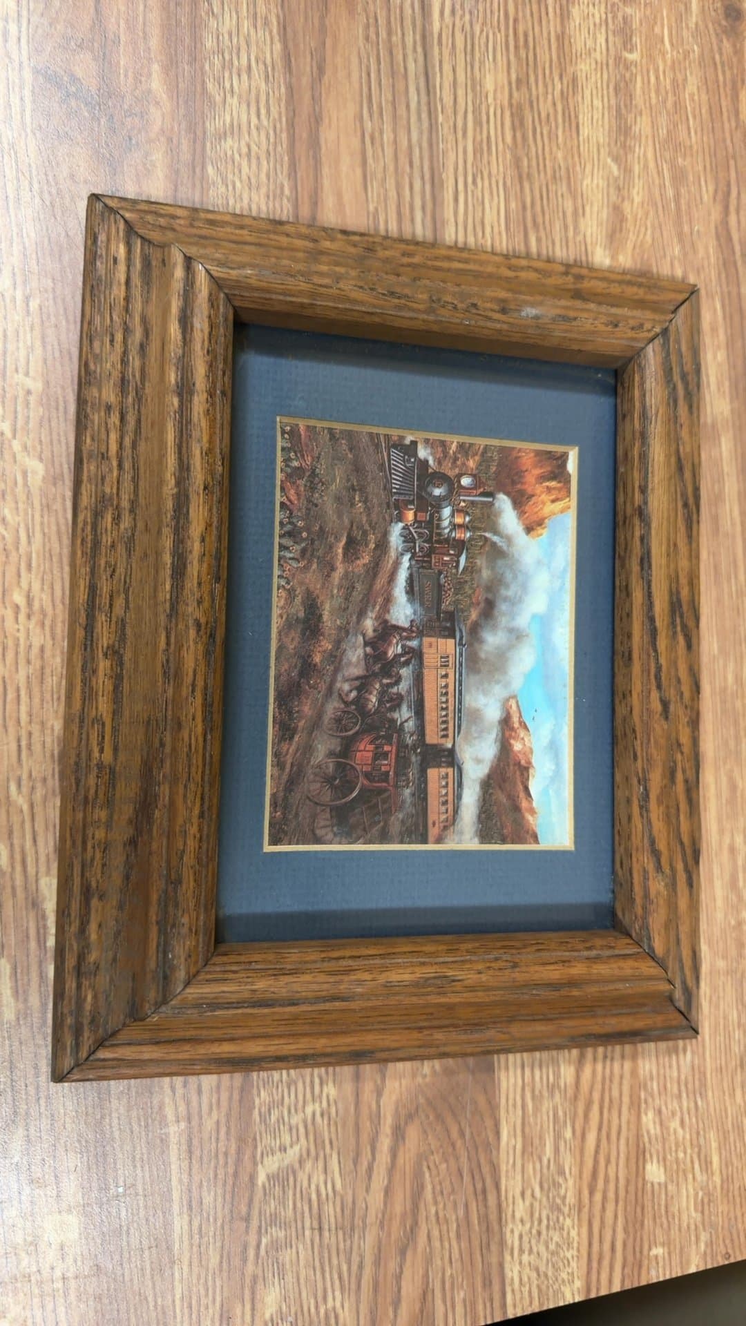 Framed Train Artwork - Image 1