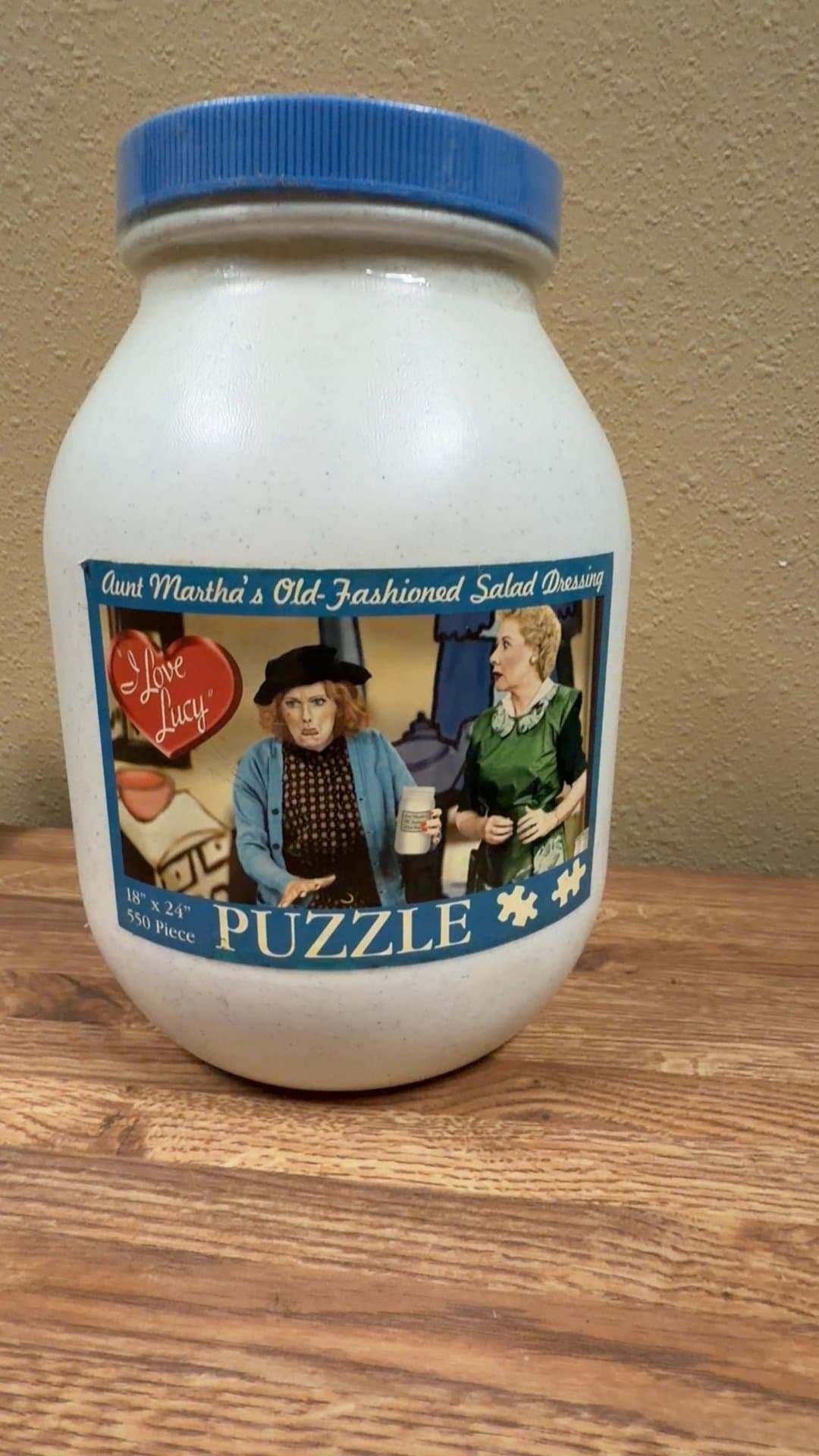 I Love Lucy Puzzle in Novelty Jar - Image 1