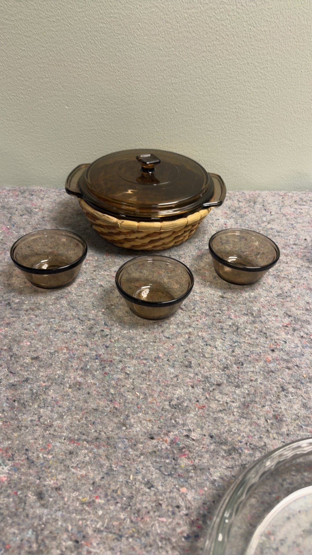 CorningWare Visions Amber Glass Cookware Set - Image 1