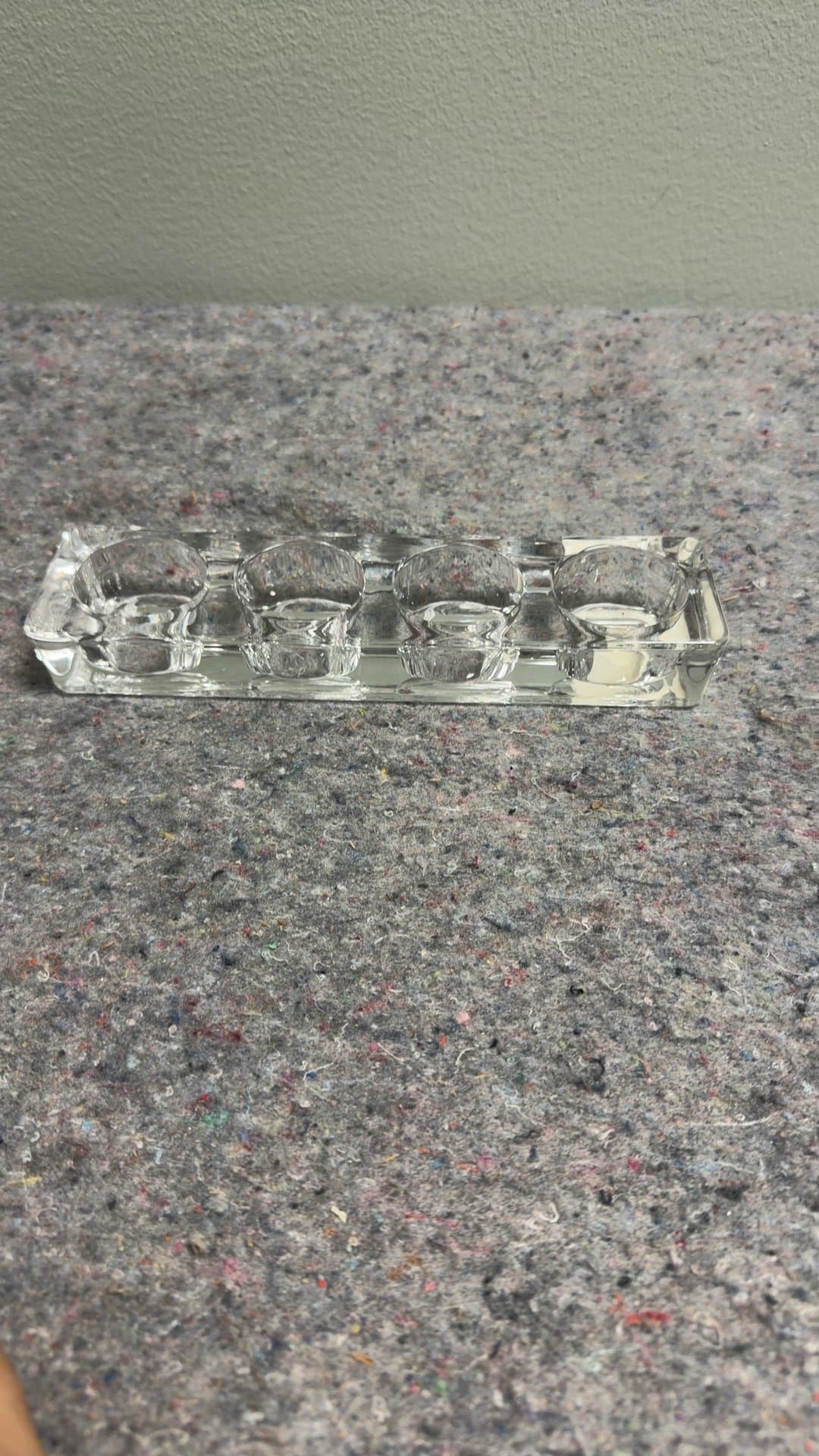 Crystal Glass Votive Candle Holder - Image 1