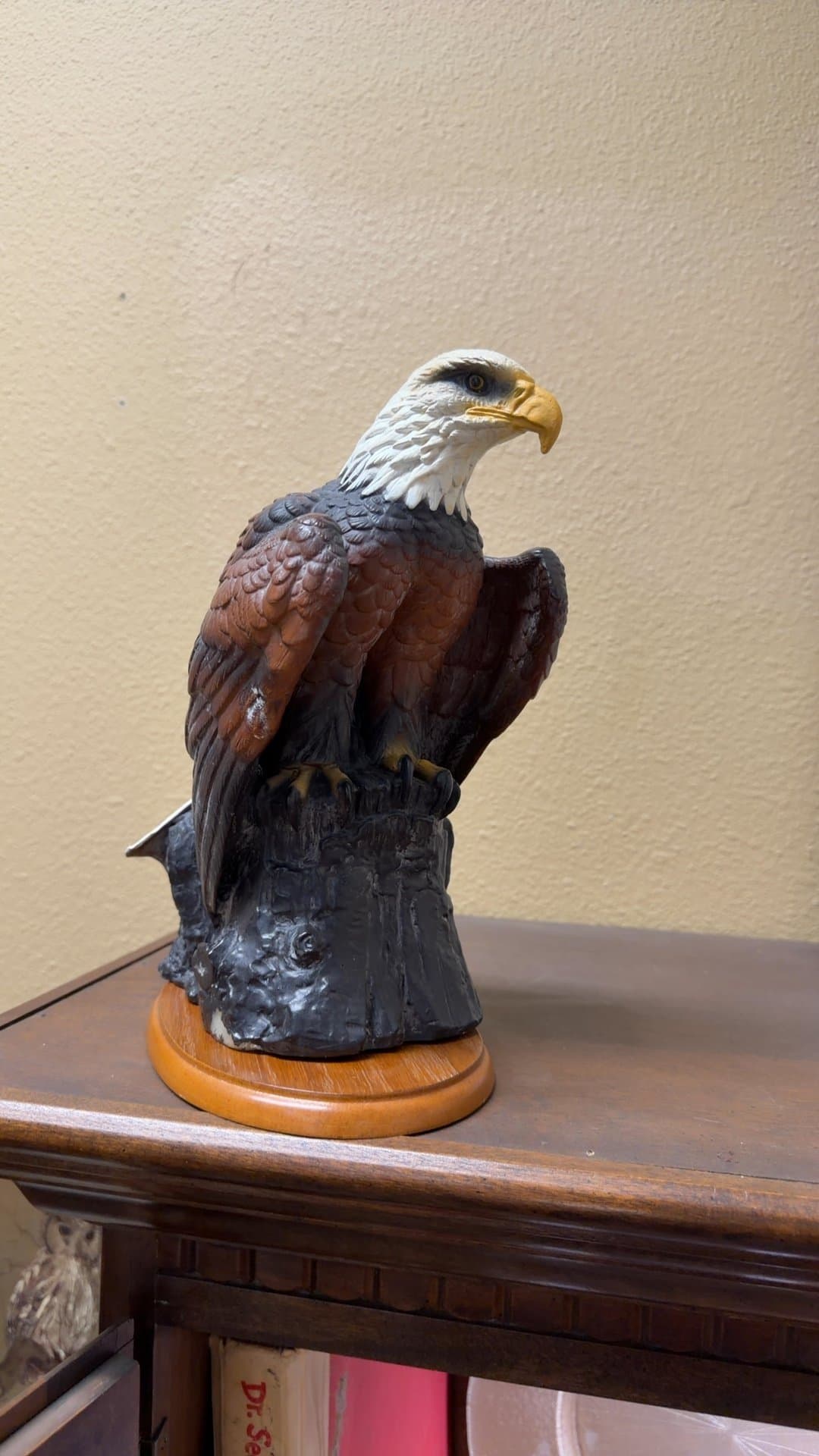 Bald Eagle Figurine Candle - Image 1