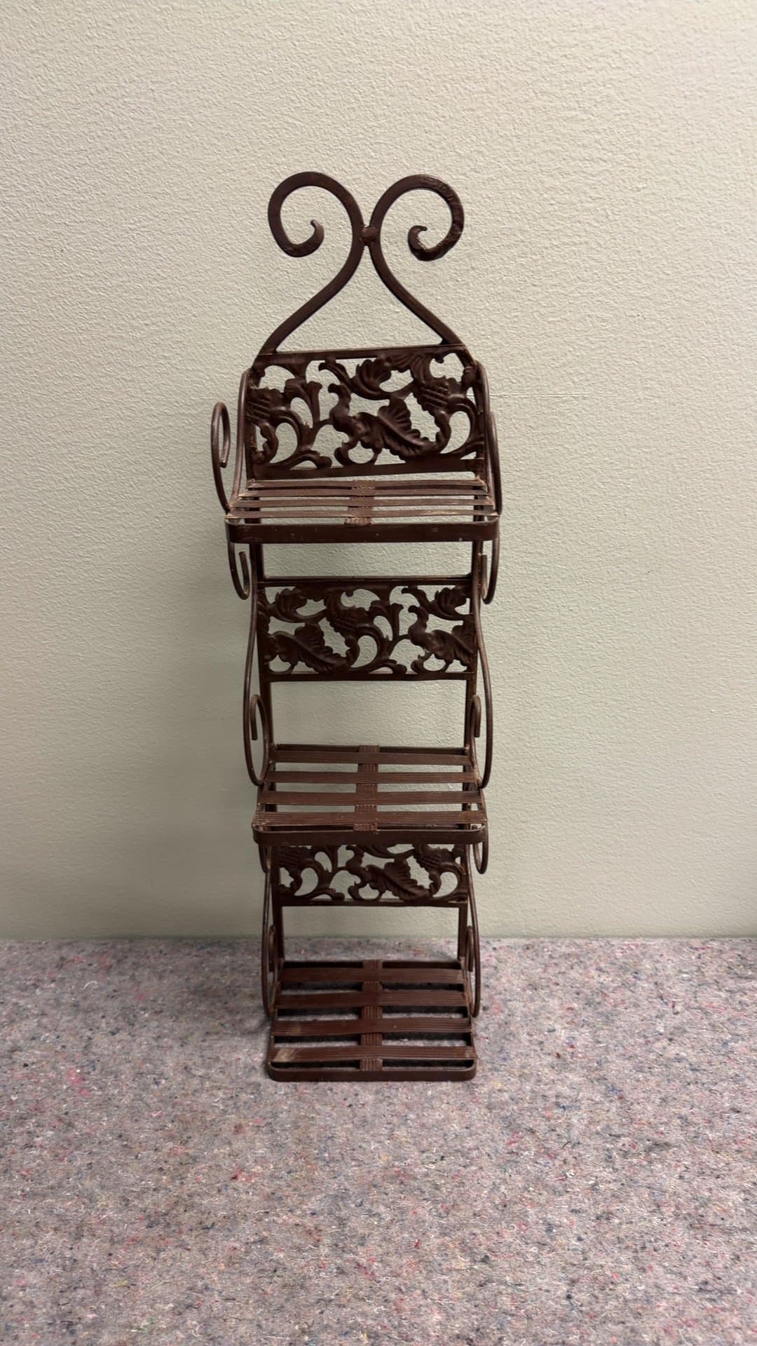 Decorative Metal Wall Shelf - Image 1