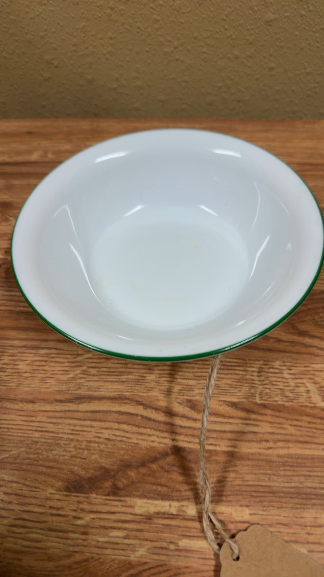 Vintage Enamelware Saucer - Image 1