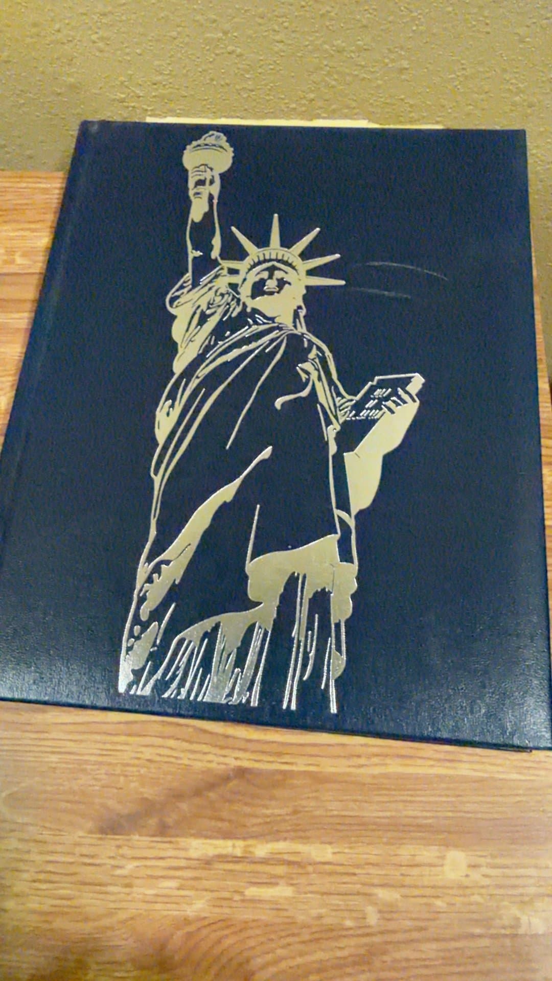 Statue of Liberty Embossed Hardcover Book - Image 1