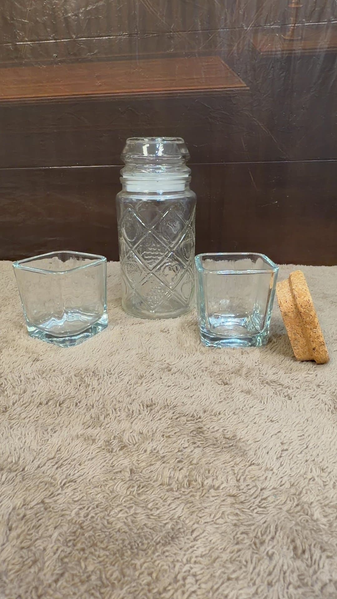 Smucker's Glass Jar with Square Storage Containers - Image 1