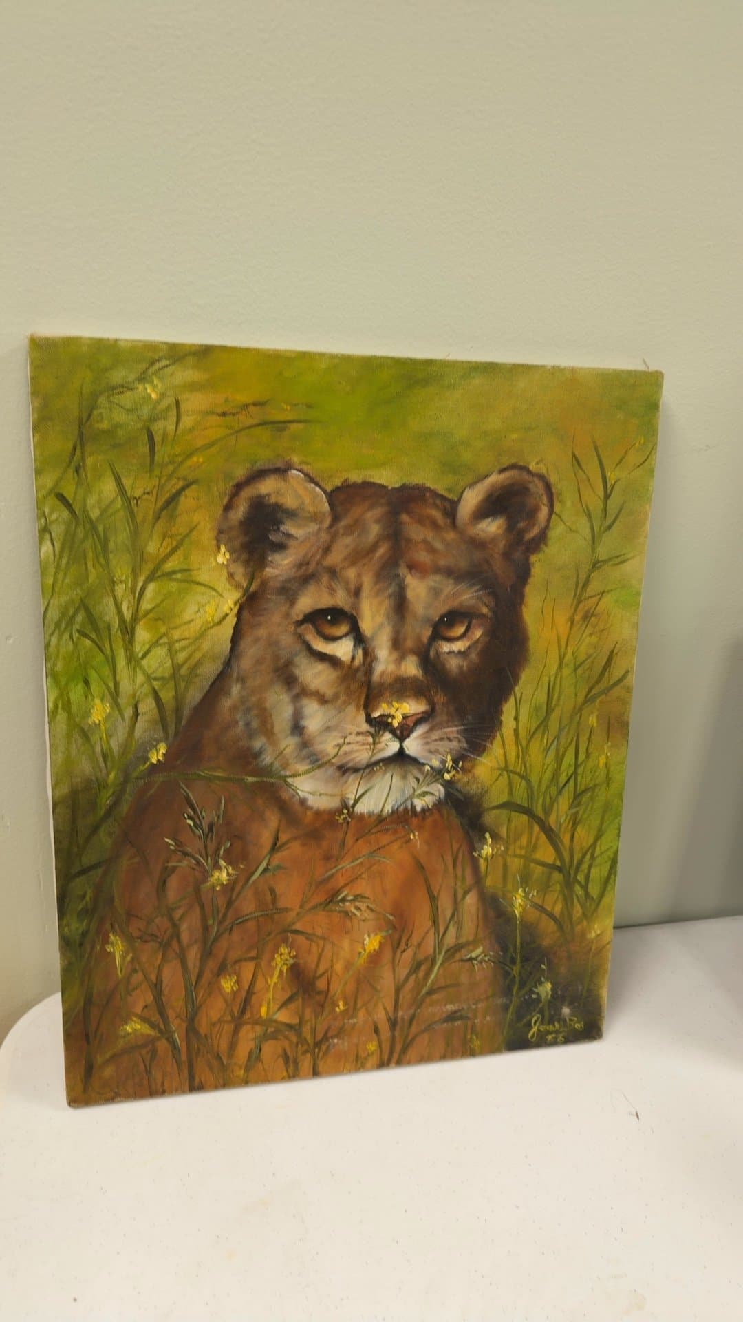 Lion Portrait Painting - Image 1