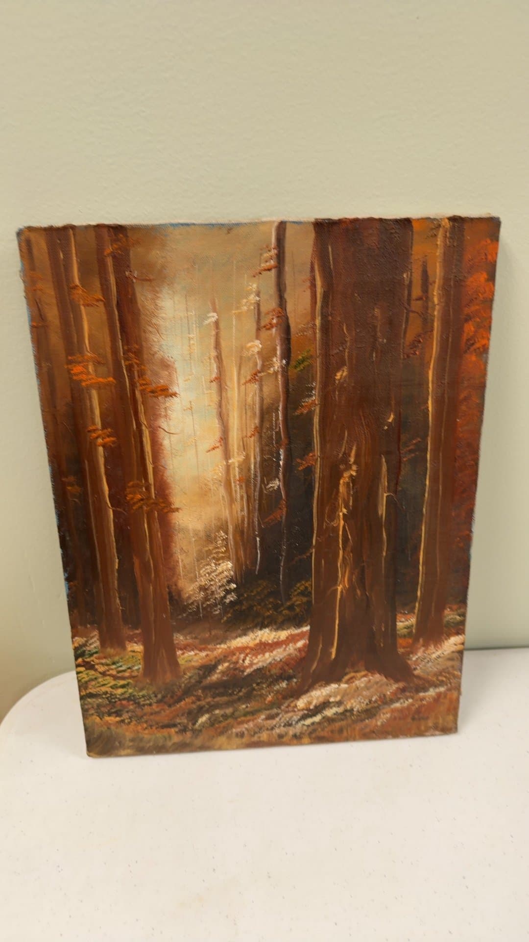 Forest Landscape Oil Painting - Image 1