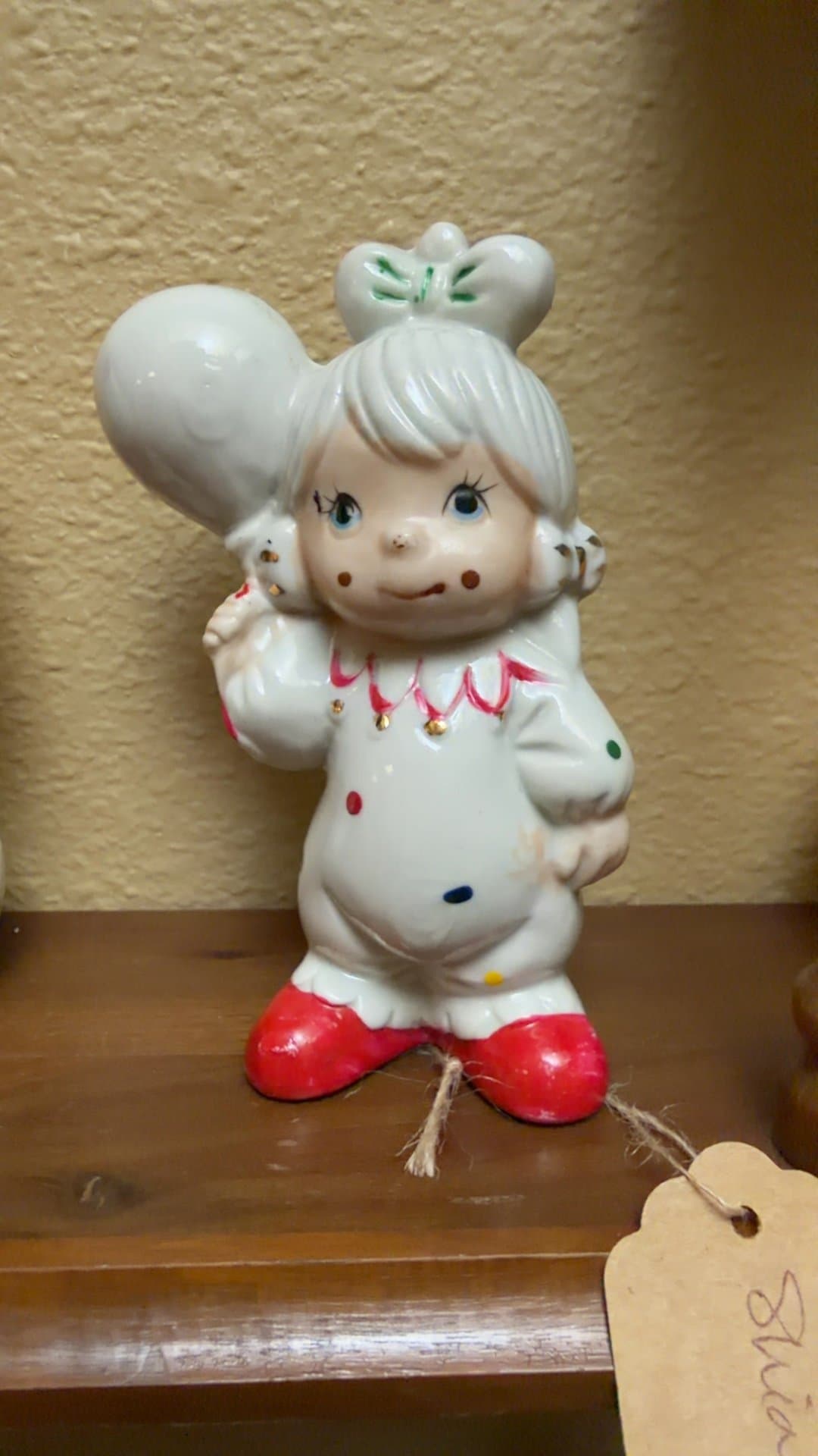 Vintage Ceramic Clown Figurine - Image 1