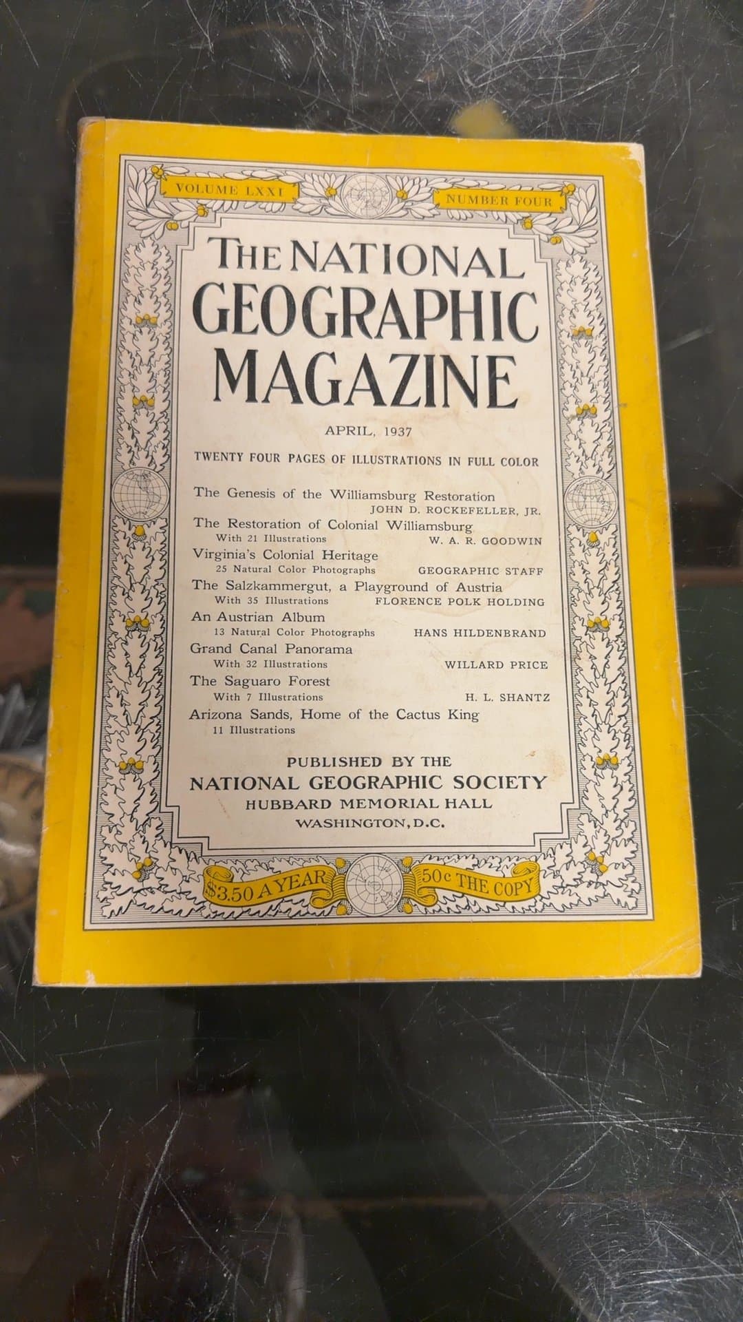 National Geographic Magazine April 1937 - Image 1