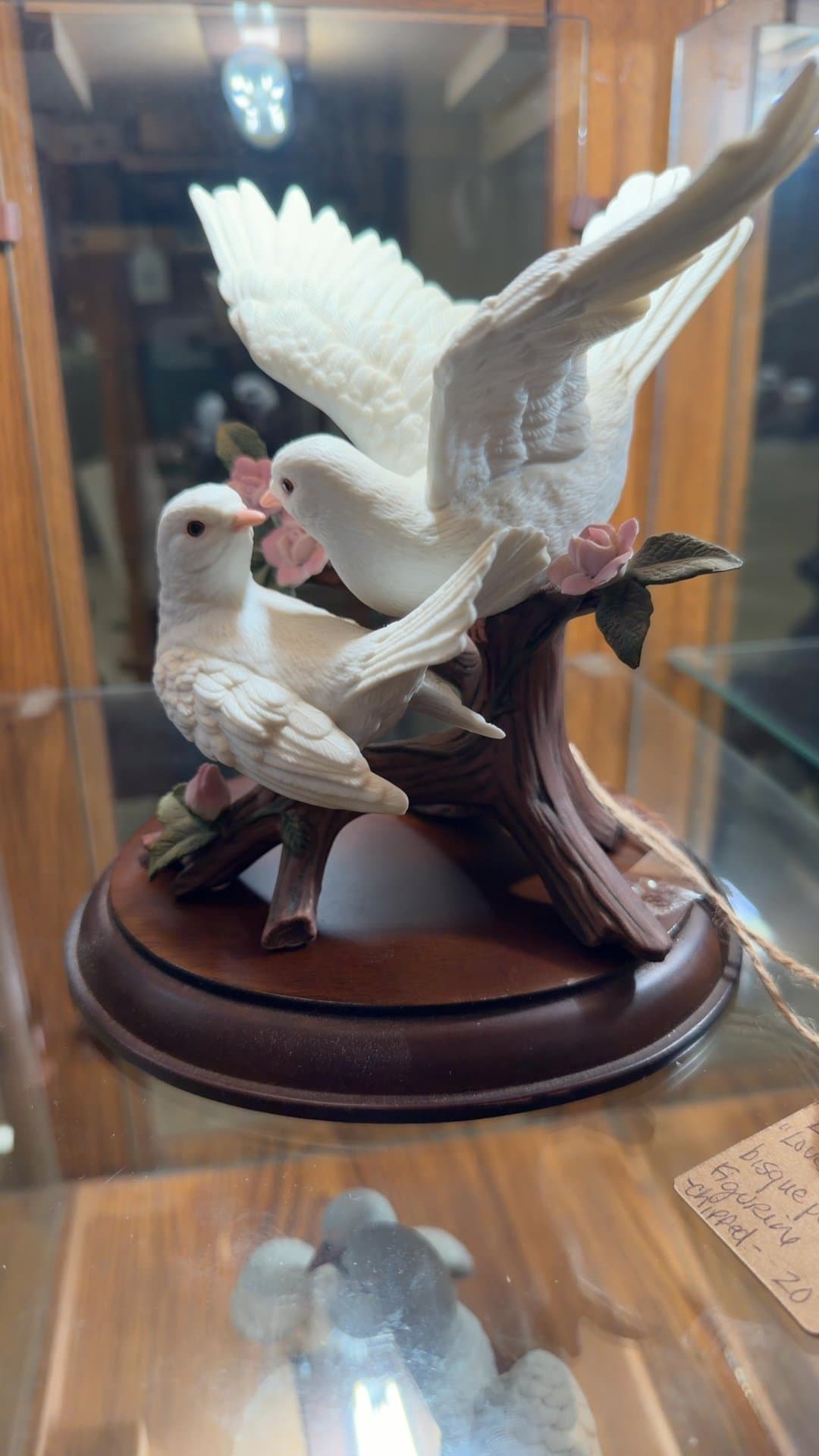 Lenox 'Love's Promise' Bisque Porcelain Figurine - Image 1