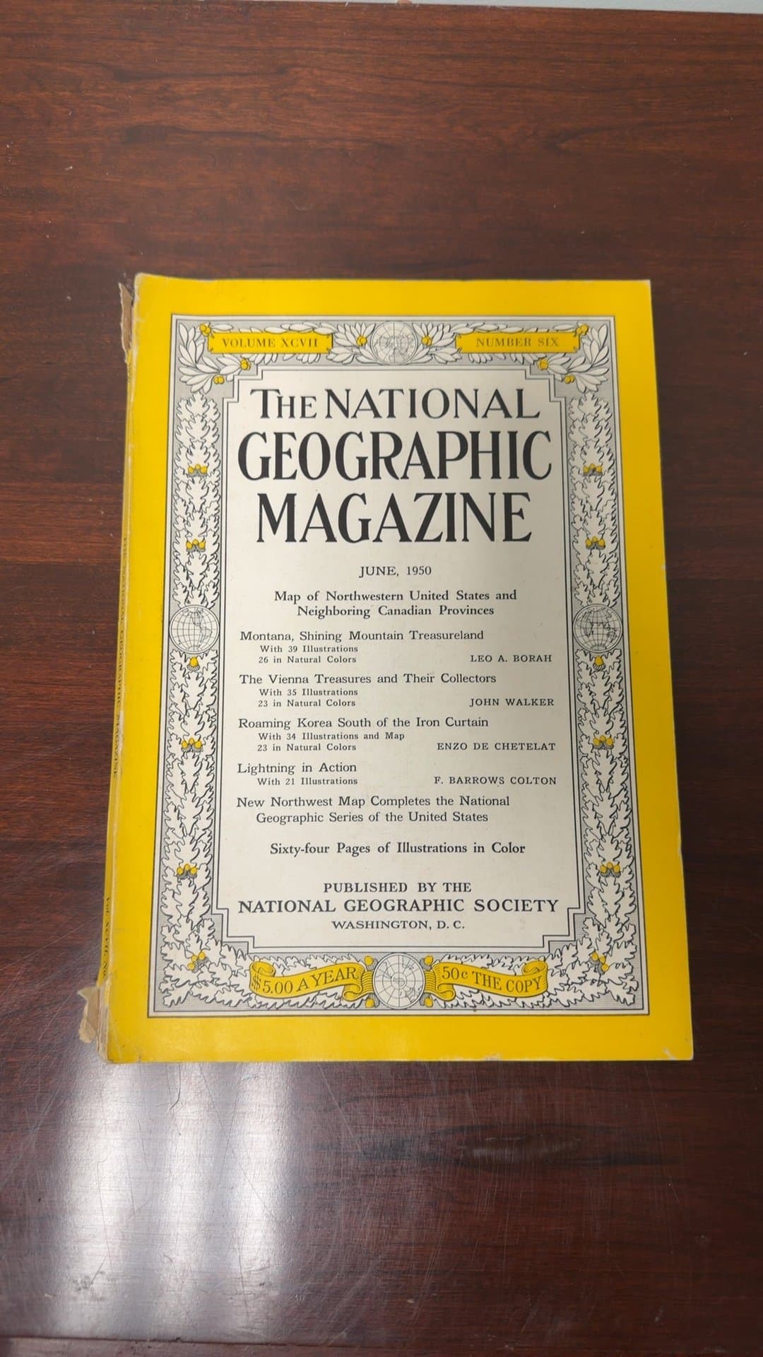 National Geographic Magazine June 1950 - Image 1