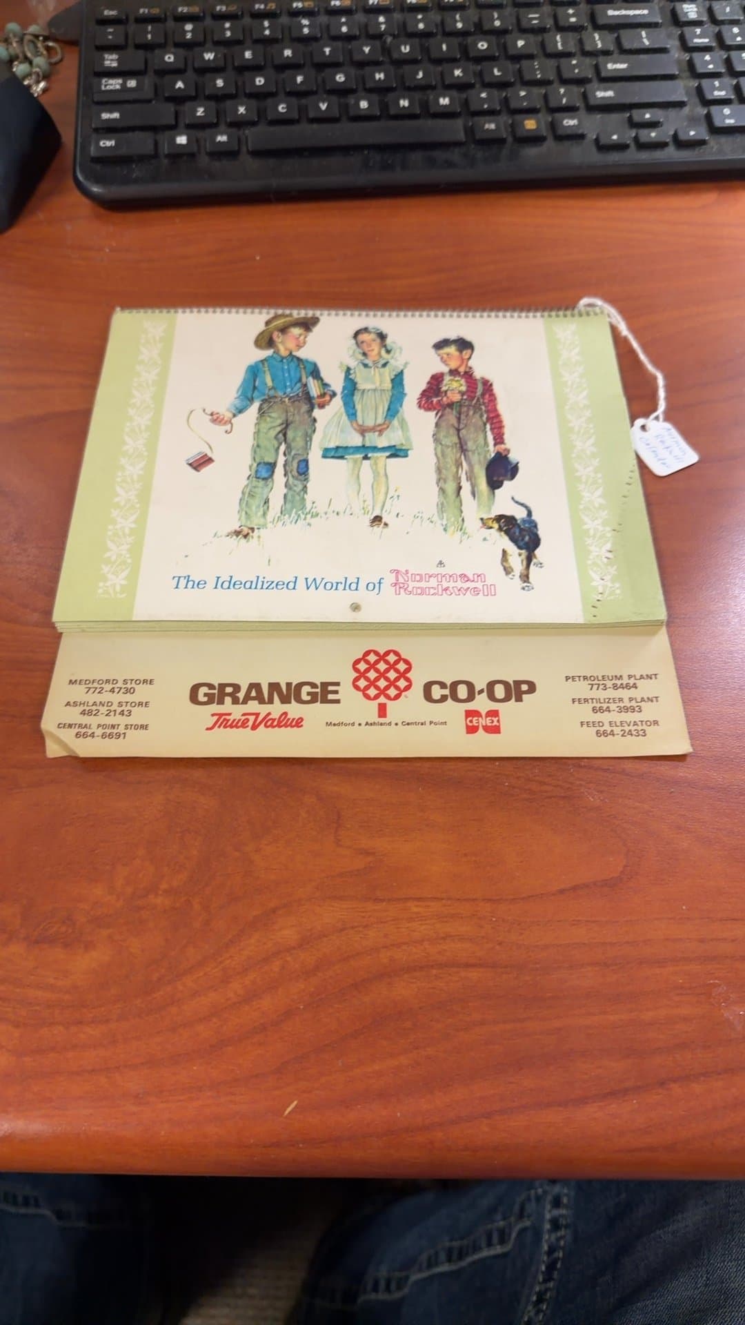 1983 Norman Rockwell Calendar - Image 1