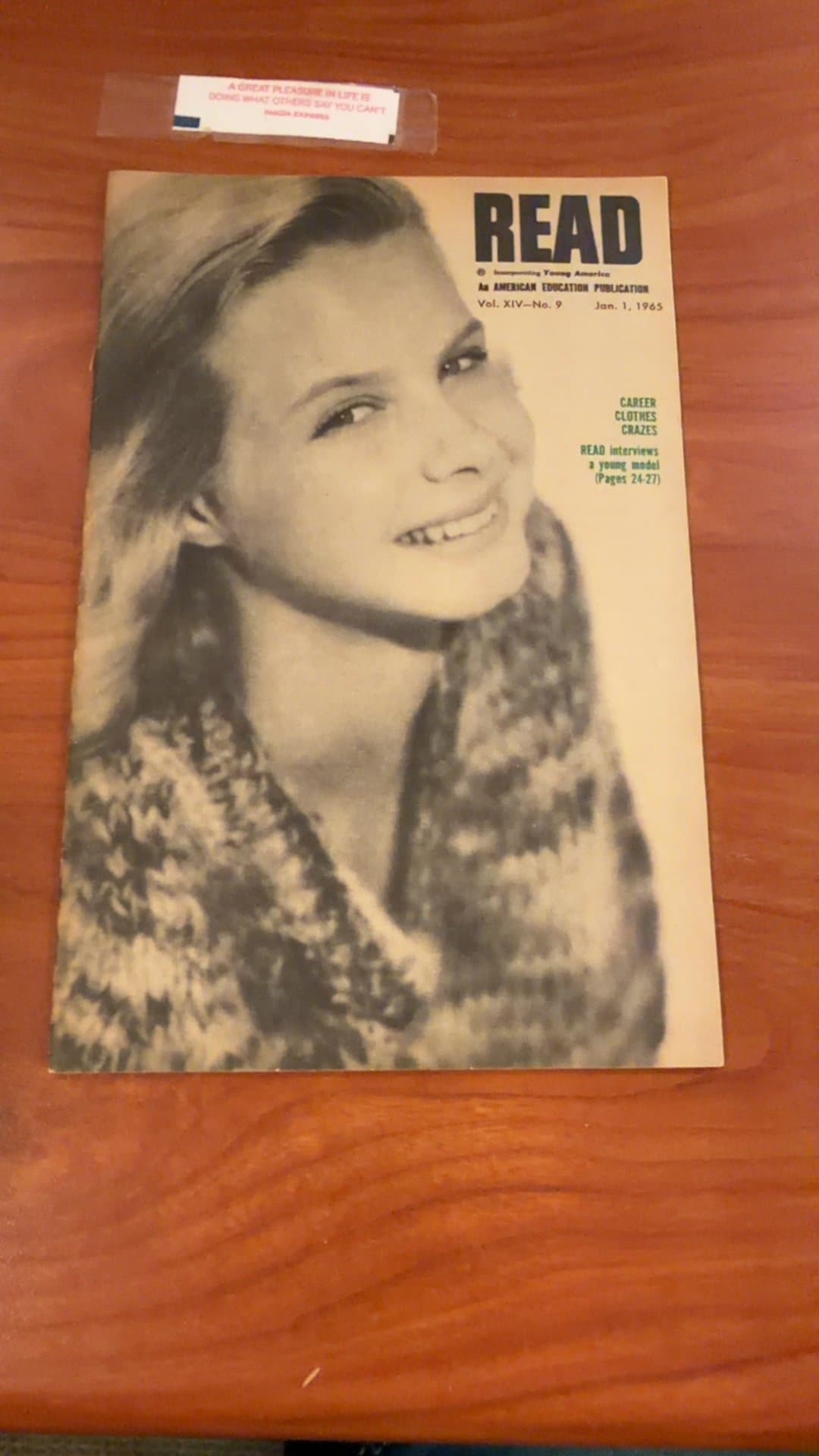 READ Magazine Vol. XIV No. 9, January 1, 1965 - Image 1