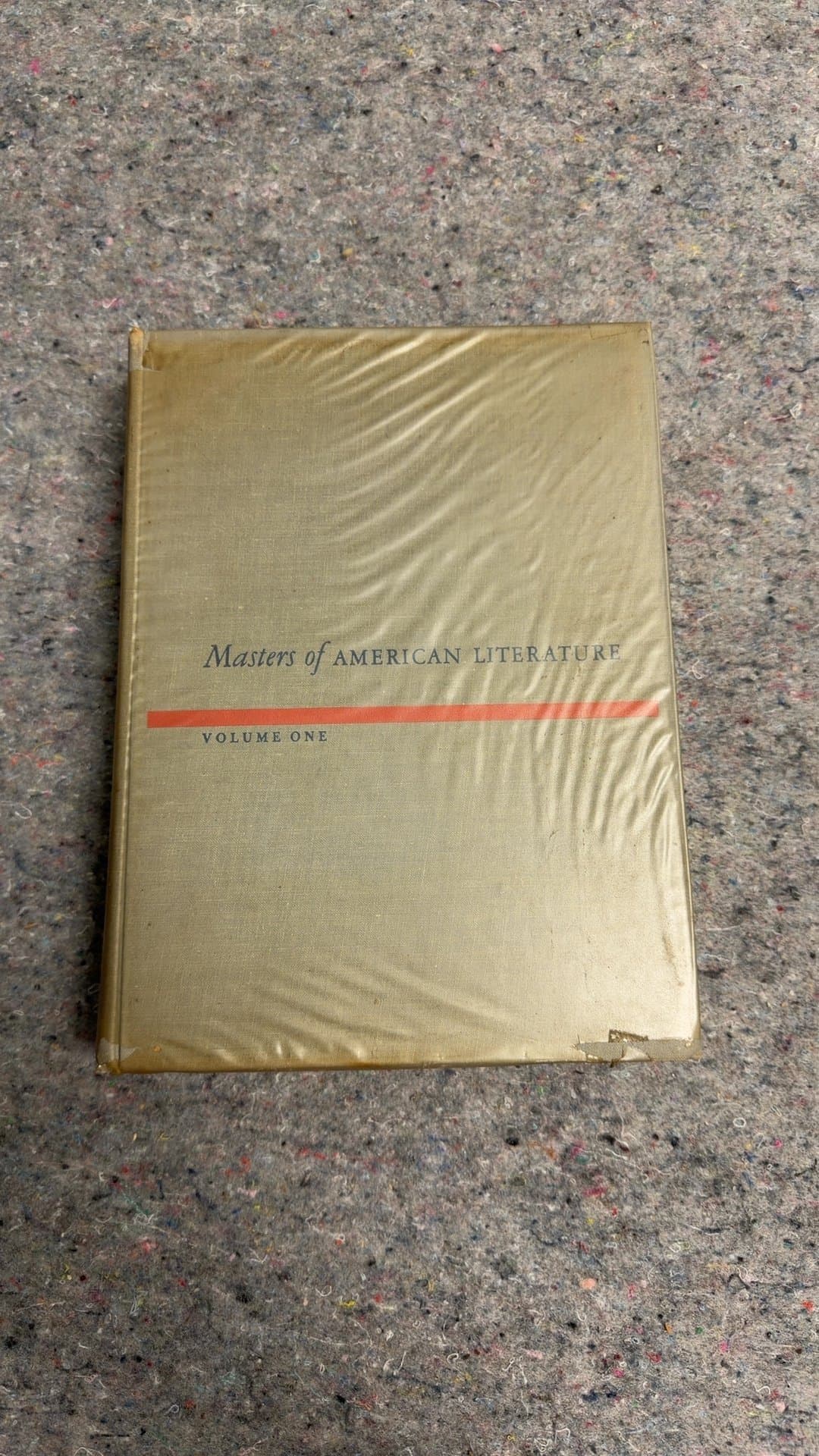 Masters of American Literature Volume One - Image 1