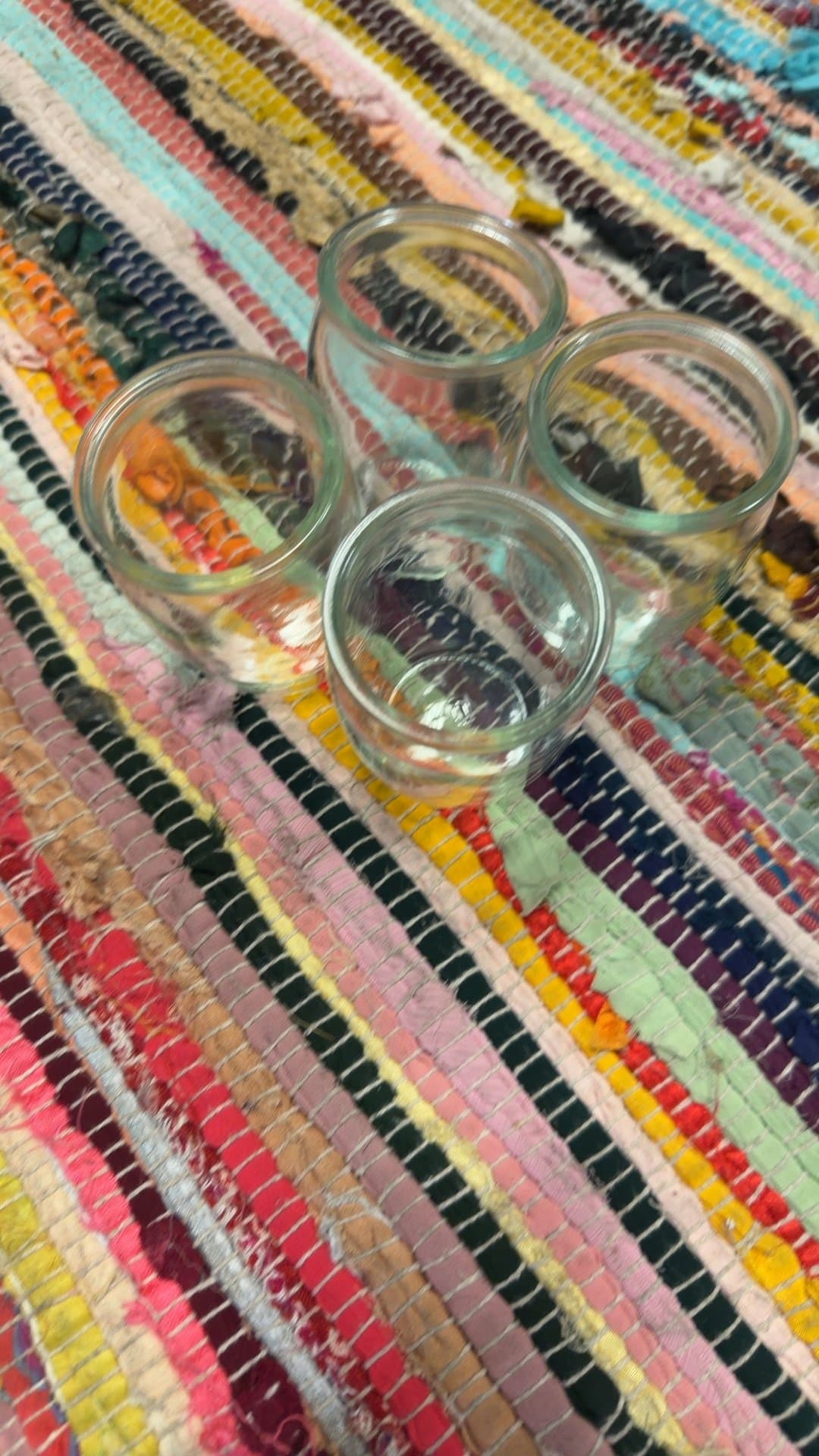 Set of Small Glass Jars - Image 1