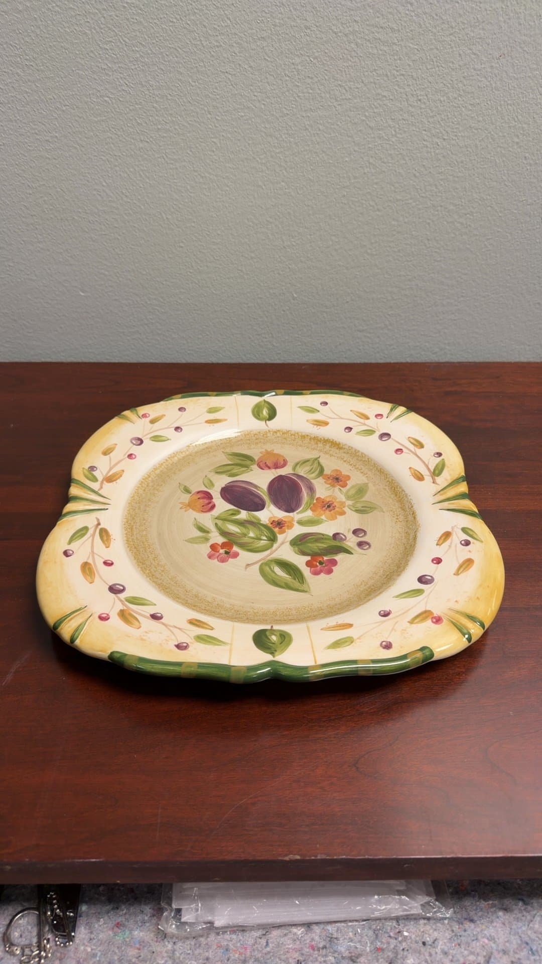 Certified International La Toscana Decorative Plate - Image 1