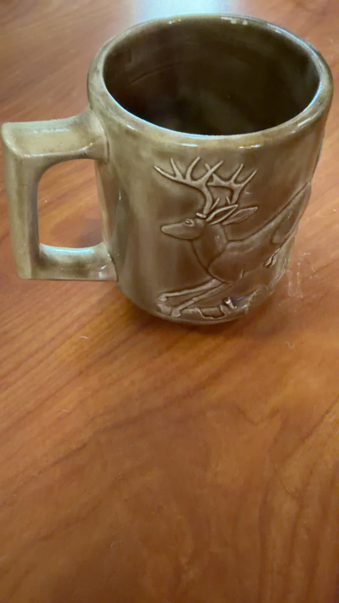 Ceramic Mug with Deer Design - Image 1