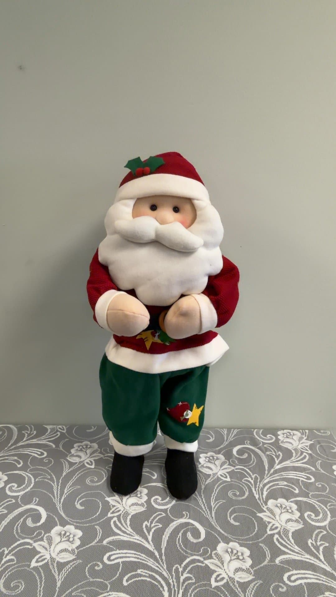Trim A Home Plush Santa Claus Figure - Image 1