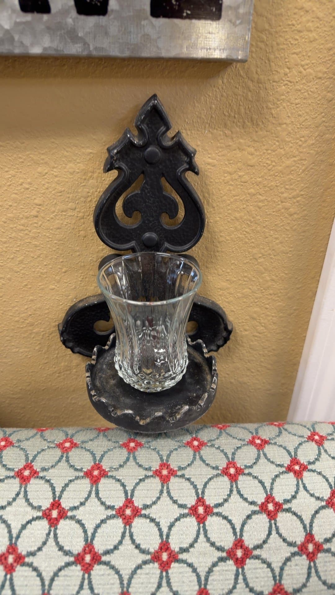 Homco Gothic Black Wall Sconce Set - Image 1