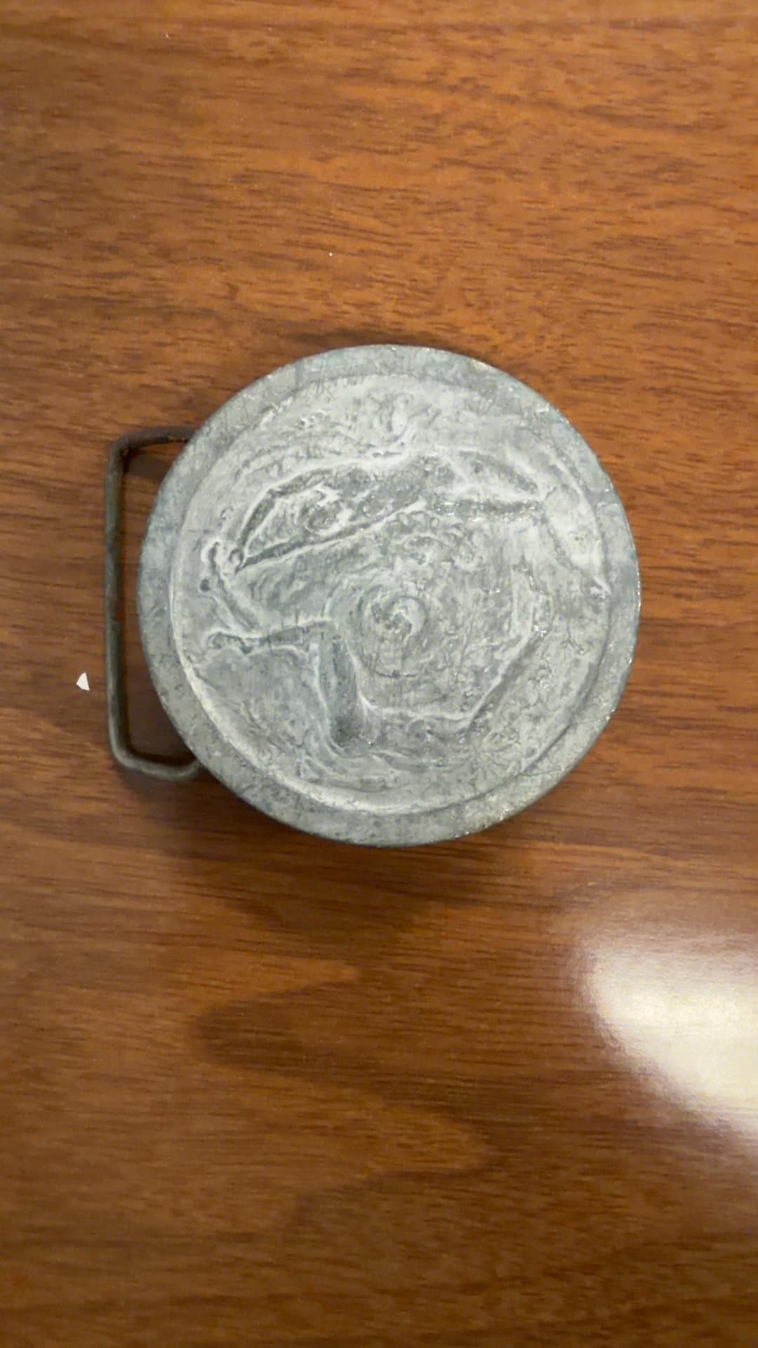 Vintage Metal Belt Buckle - Image 1