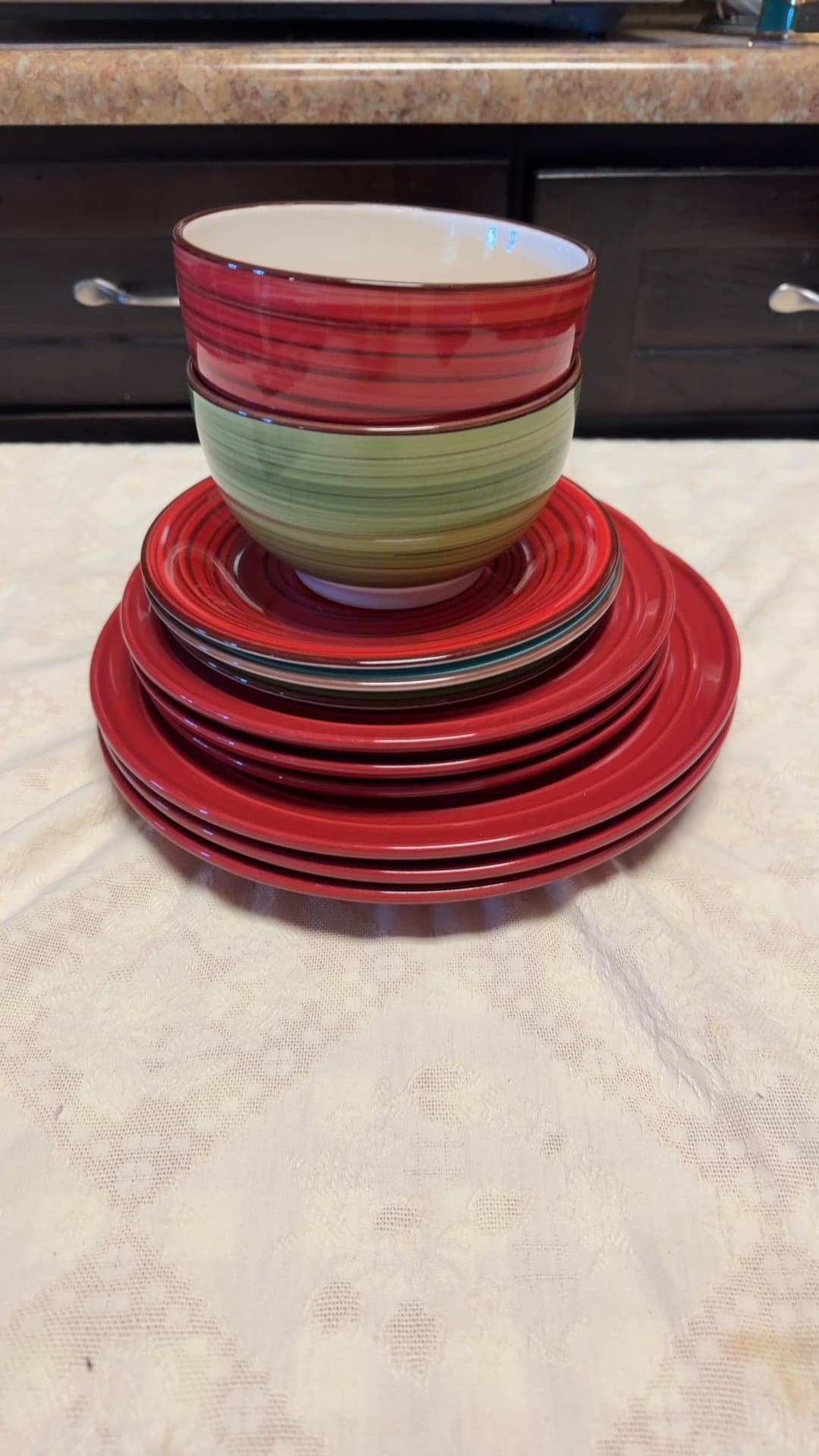 Colorful Assorted Dinnerware - Image 1