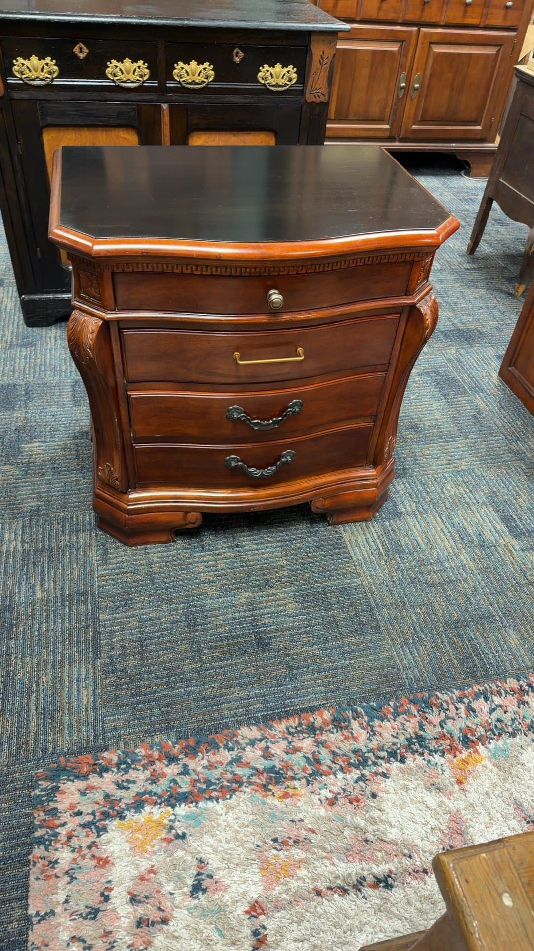 Vintage Wooden Chest of Drawers - Image 1